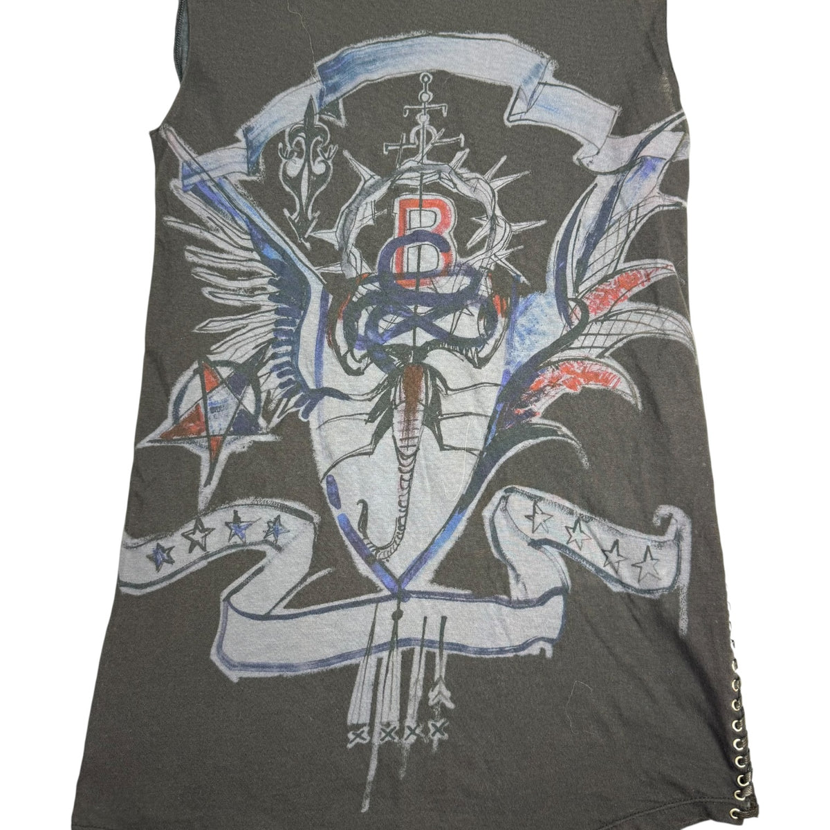 (W) Balmain S/S 2011 Collection Tank Top Black