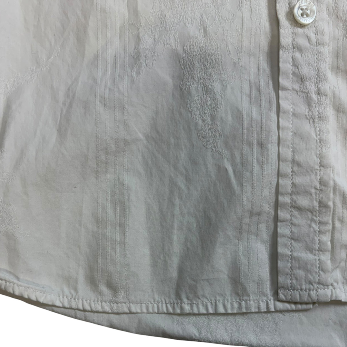 Kenzo Slim Fit Button Up Shirt White