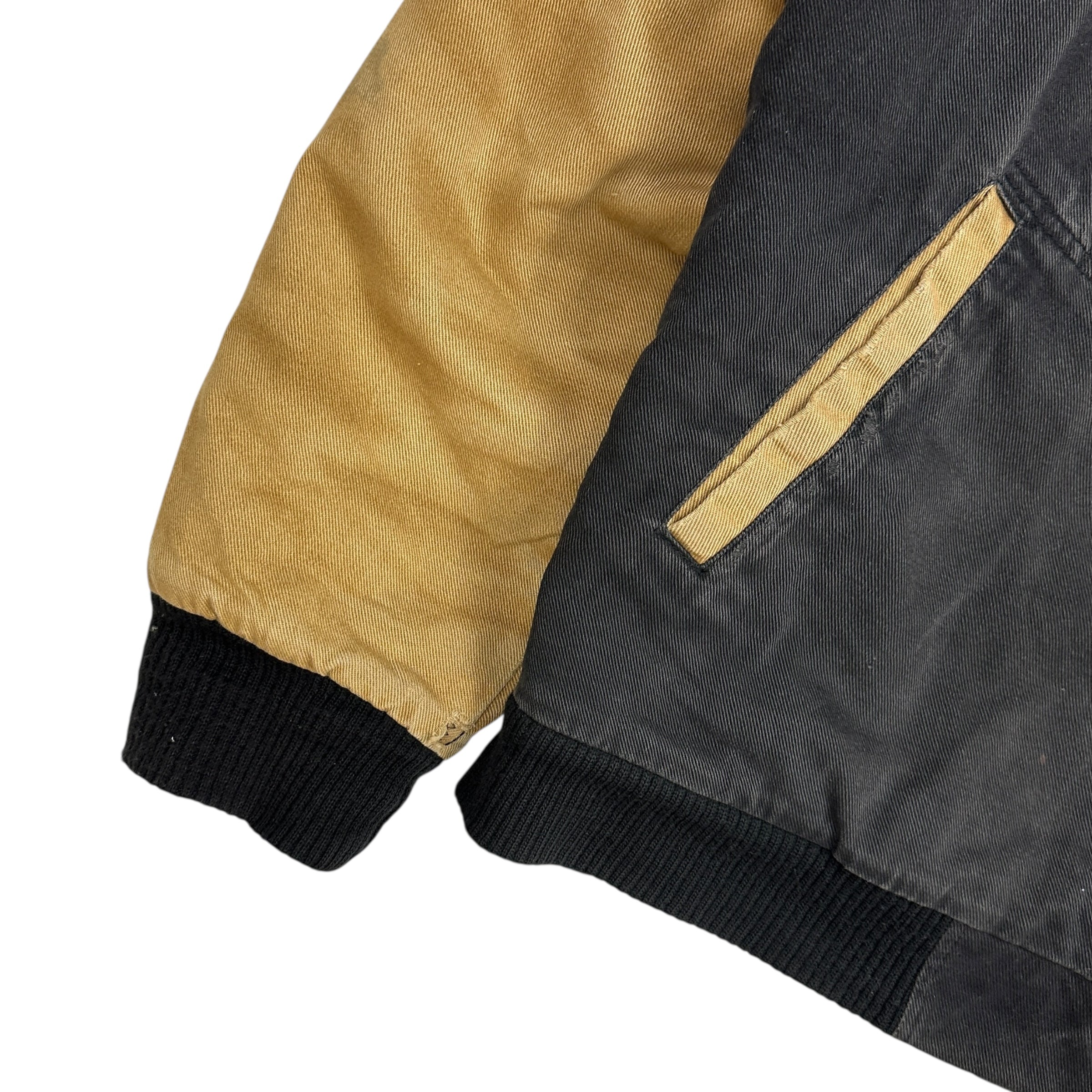 Vintage Kenworth Trucking Varsity Jacket Black/Tan