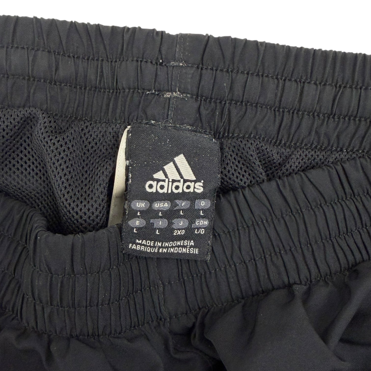 Vintage Adidas Striped Trackpants Black