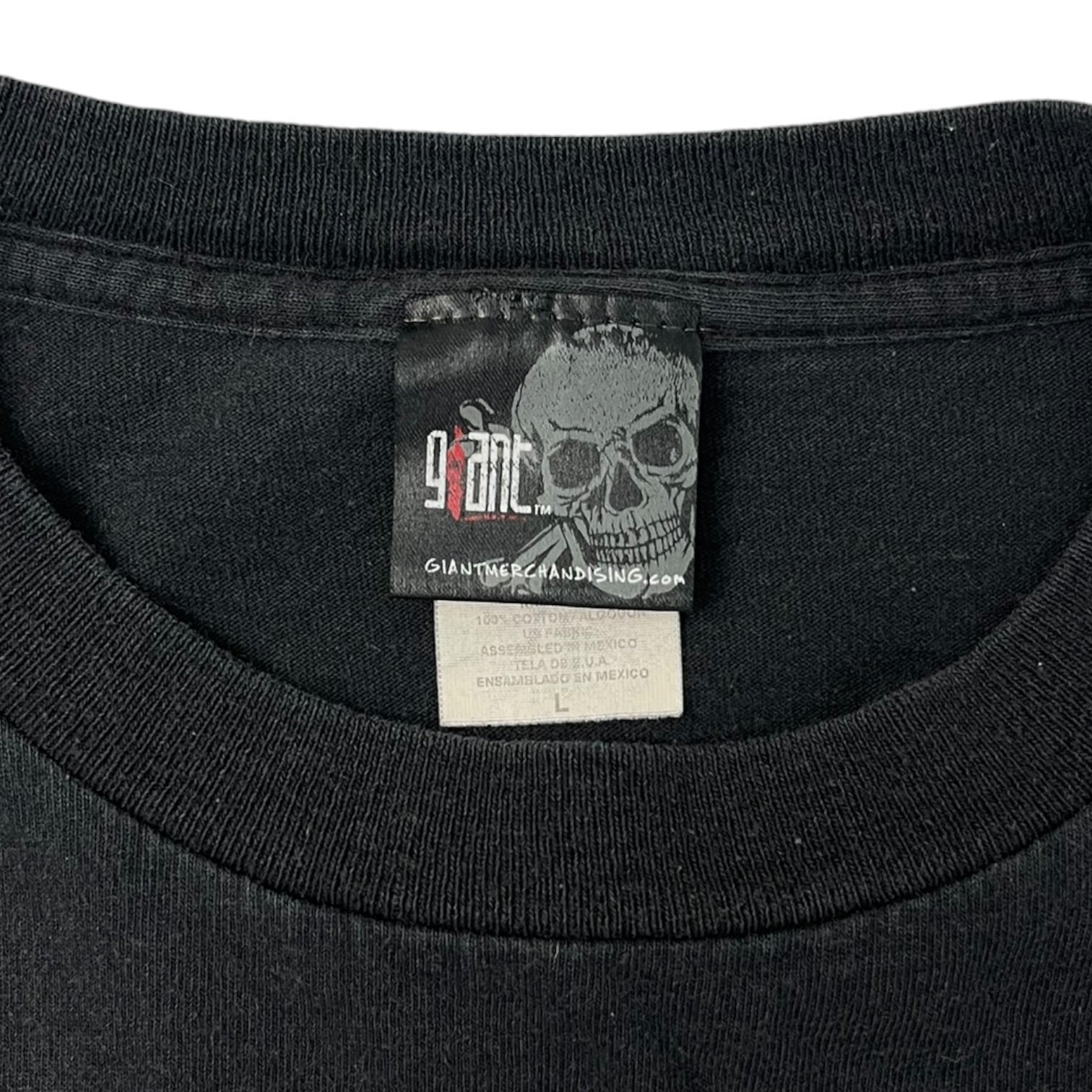 2000 Disturbed T-Shirt Washed Black