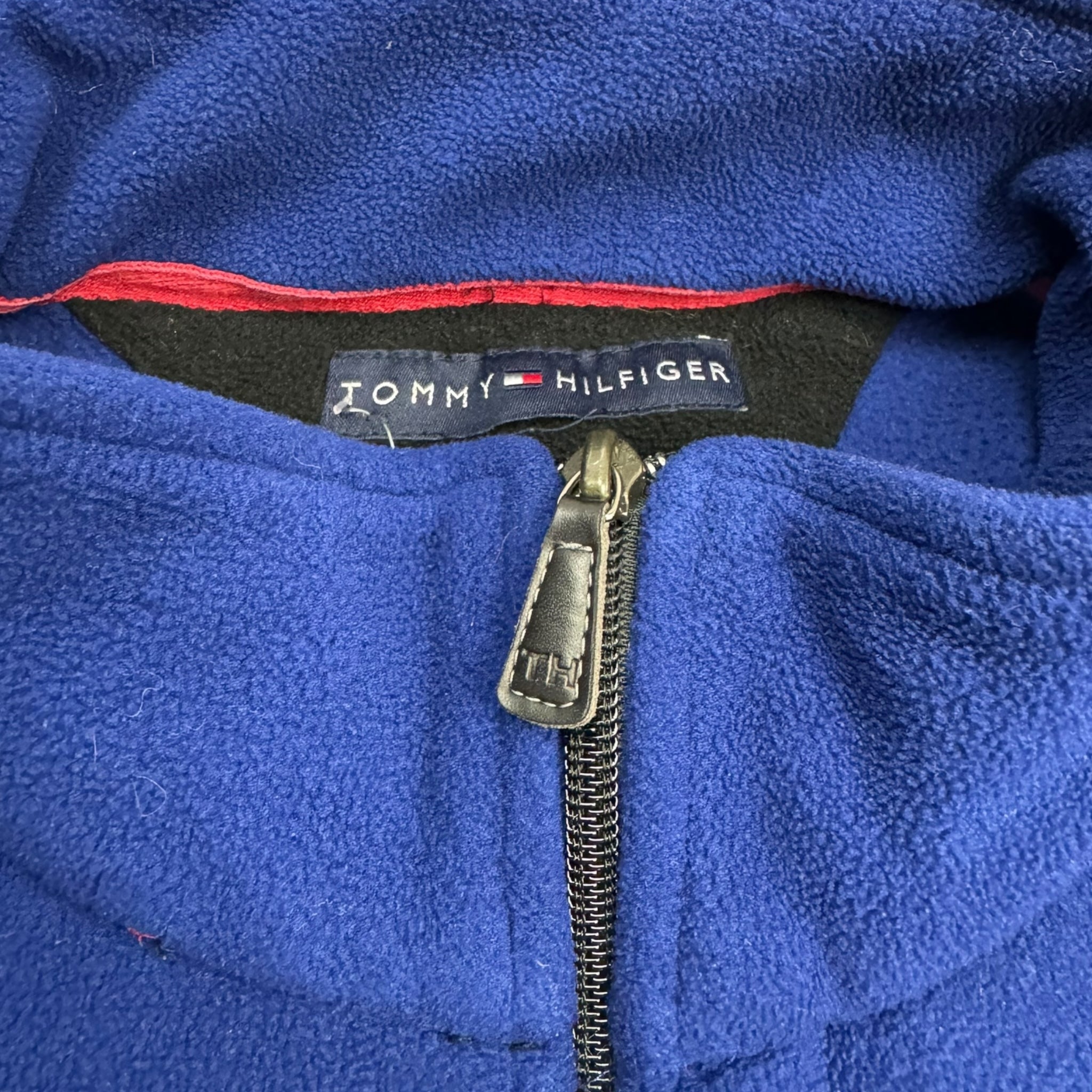 2005 Tommy Hilfiger Quarter Zip Fleece Black/Blue