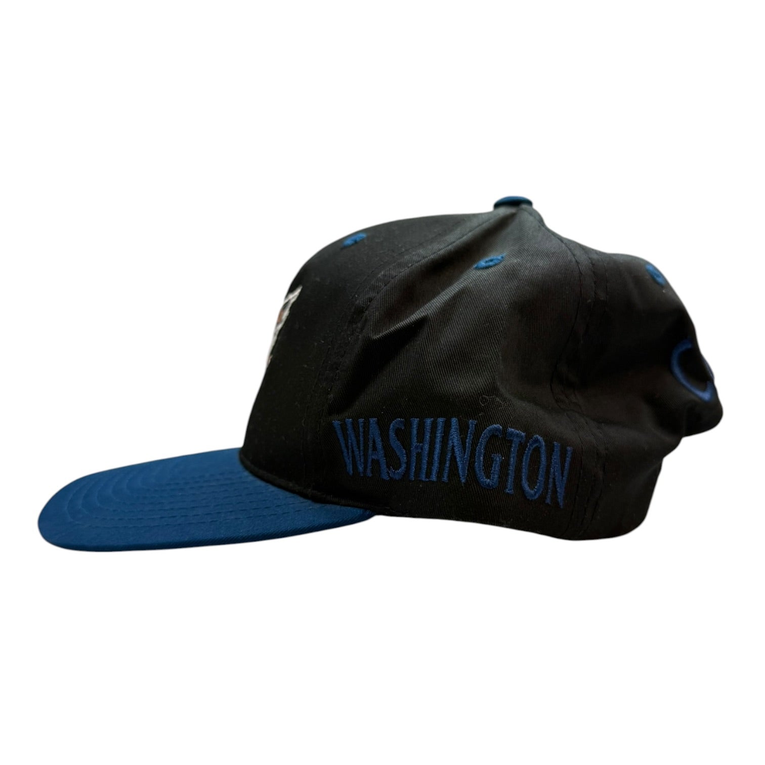 Vintage Washington Capitals Screaming Eagle Logo Hat Black