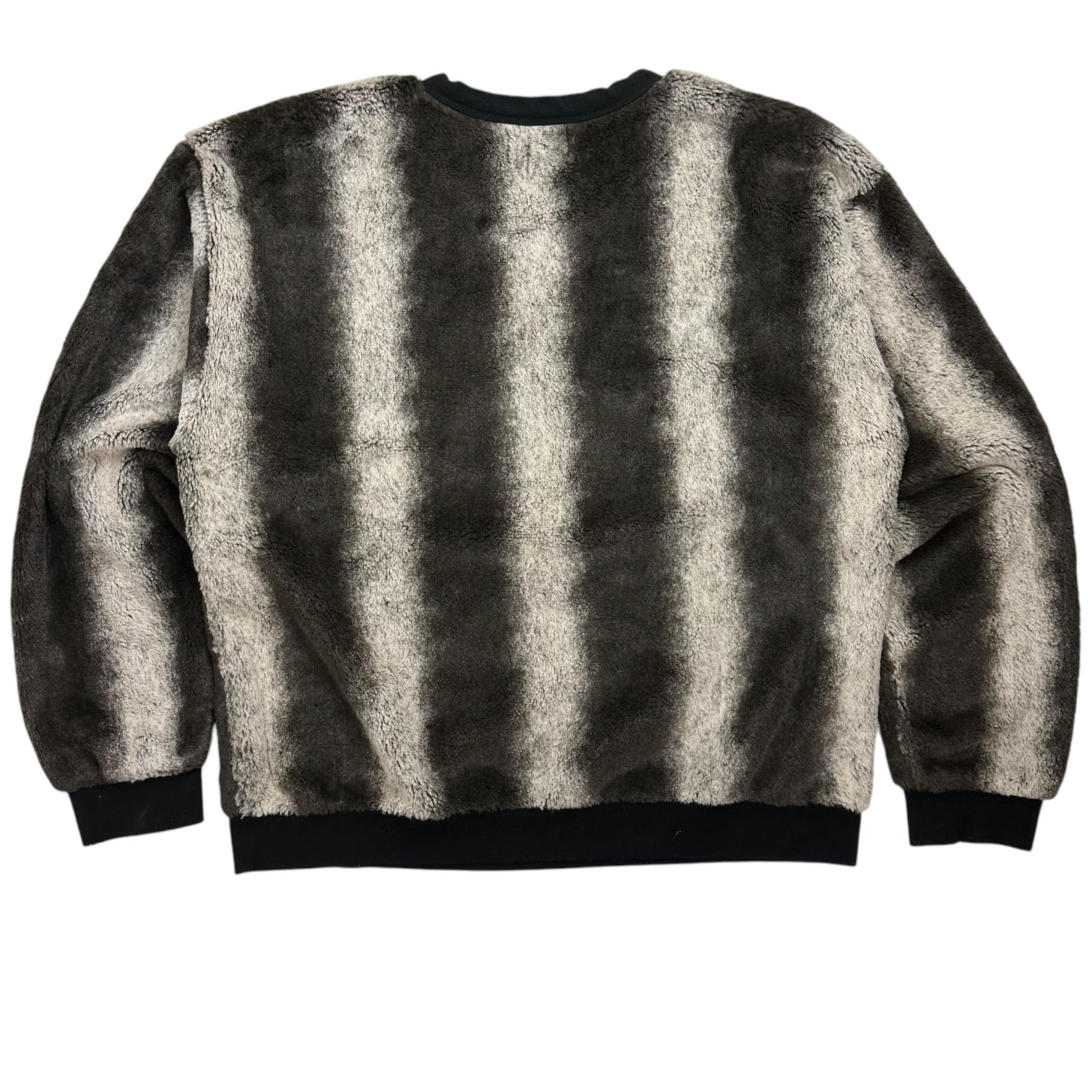 Stussy Furry Crewneck Black/Cream