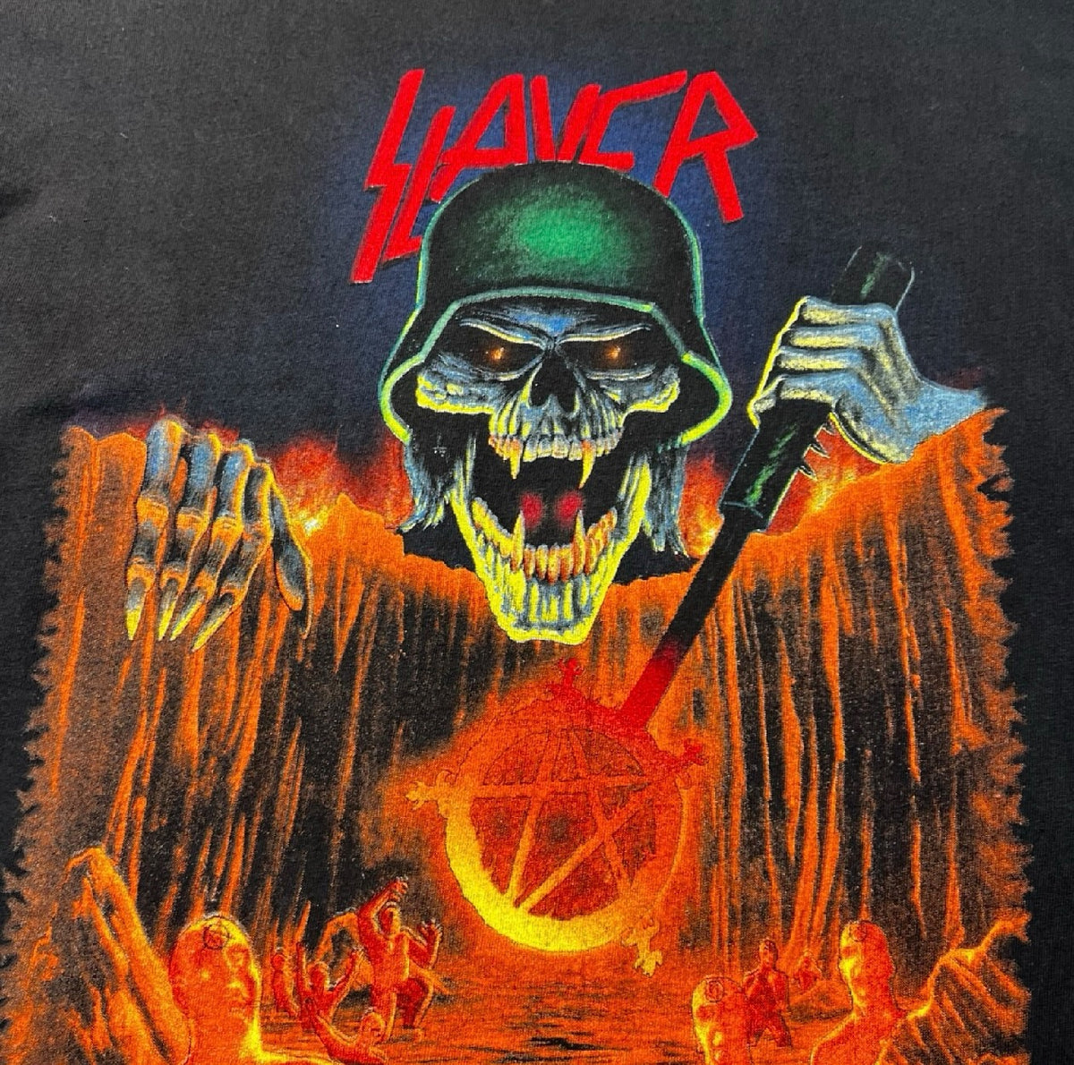 Vintage 1994 Slayer “European Intourvention” T-Shirt Black