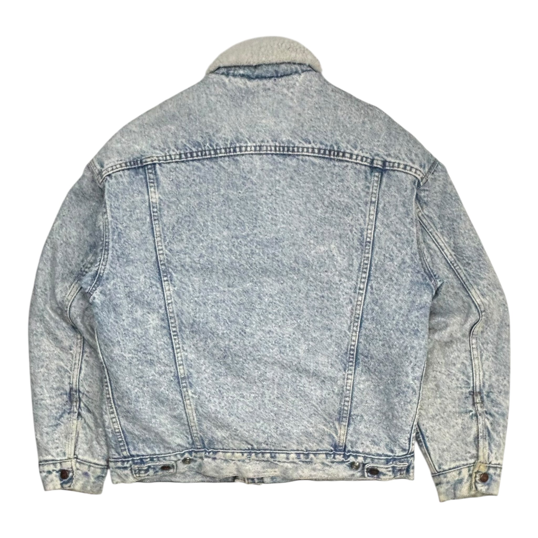 Vintage Levi’s Light Wash Denim Sherpa Jacket