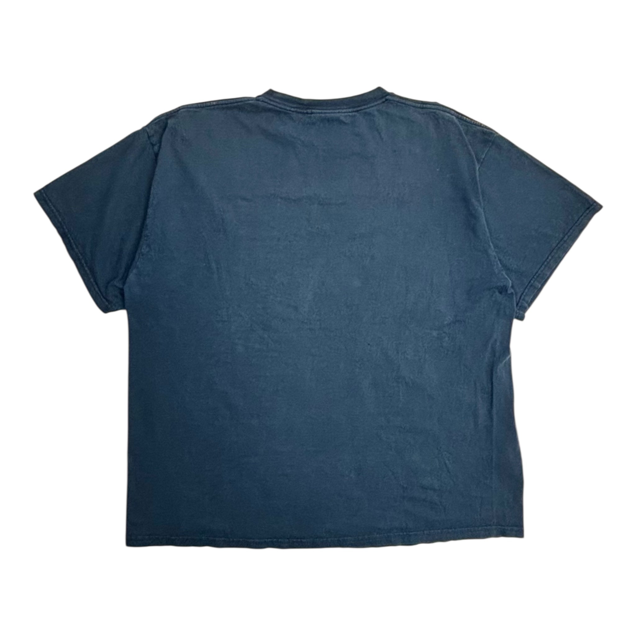 Vintage Y2K Nike Spellout T-Shirt Navy