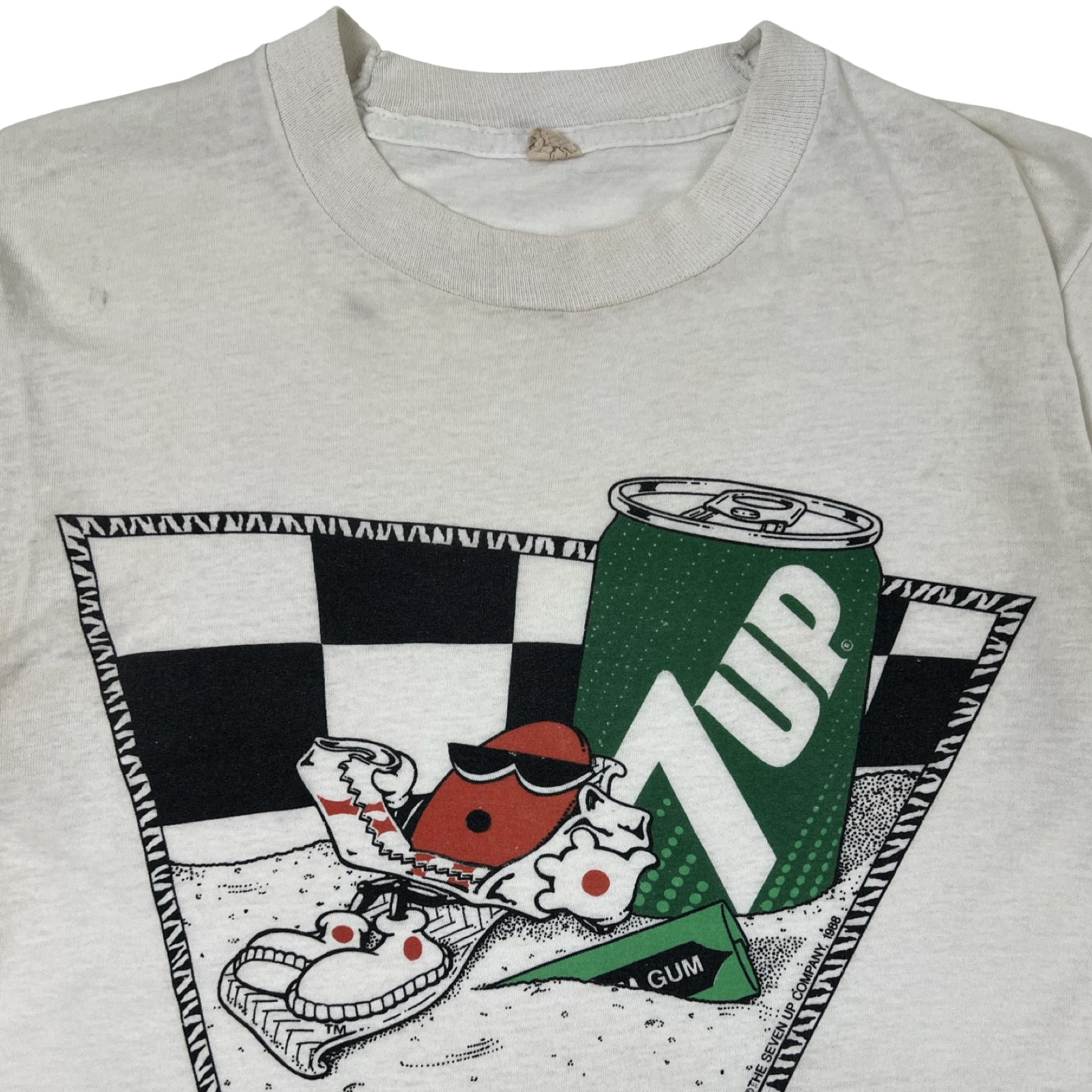 Vintage 1980’s 7Up “See Spot, Cath Rays” T-Shirt White