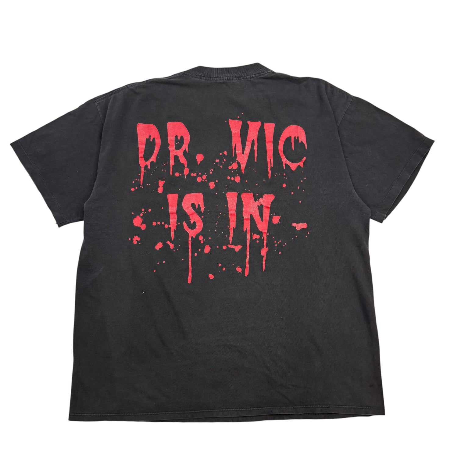 1993 MegaDeath Dr Vic Is In Tee Black