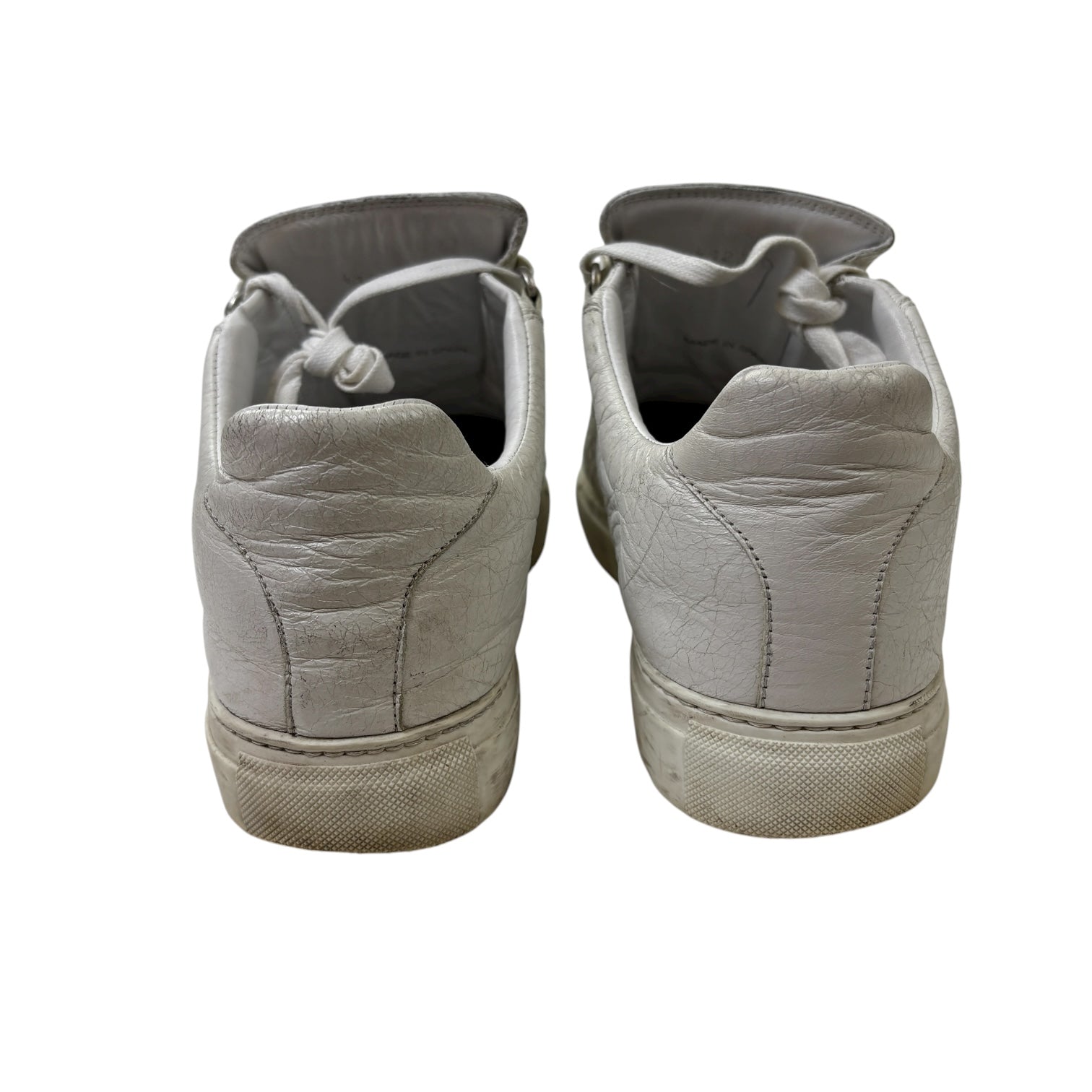 Balenciaga Arena Leather Low Top Sneaker White (Used)