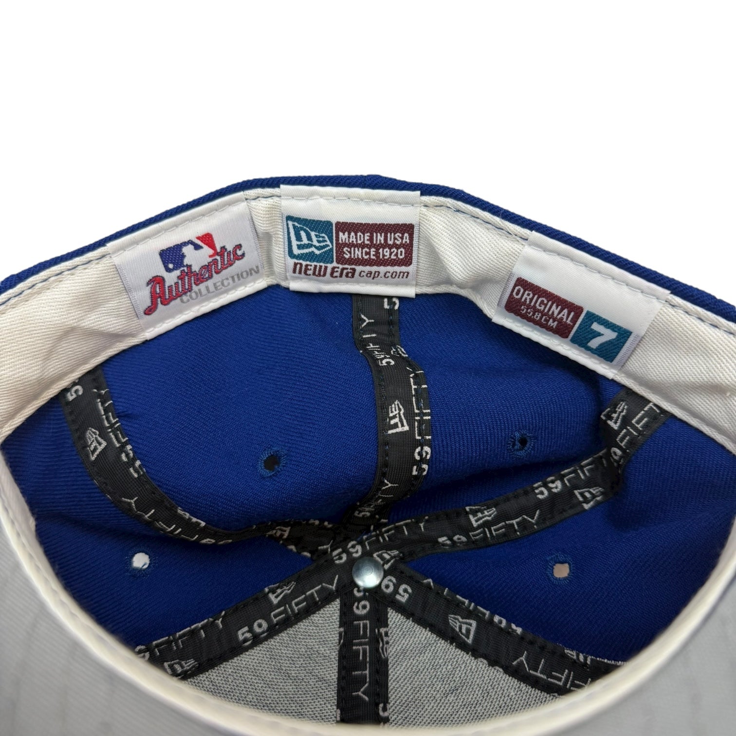 Vintage Toronto Blue Jays New Era Fitted Hat Navy