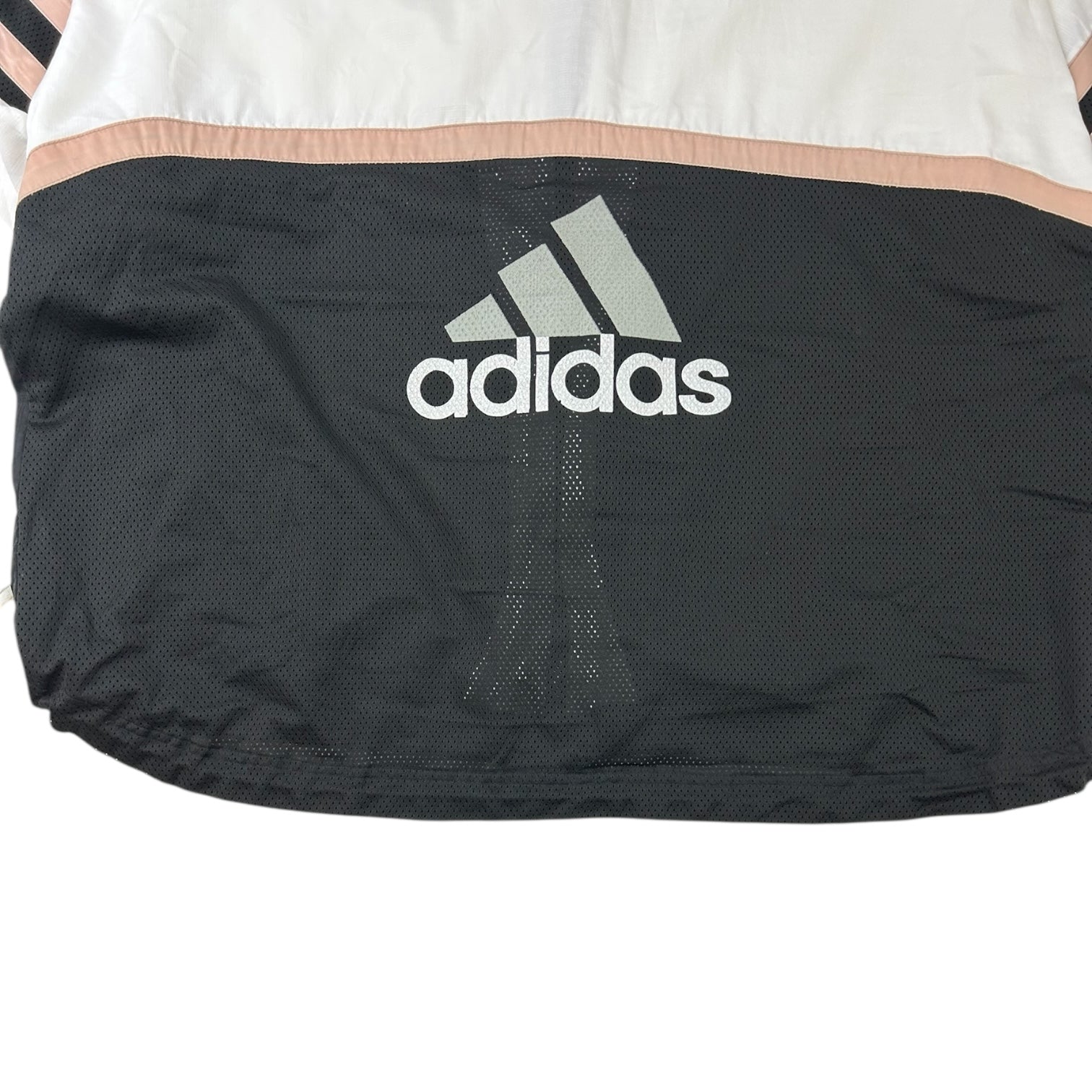 Vintage Adidas Windbreaker Jacket White/Black