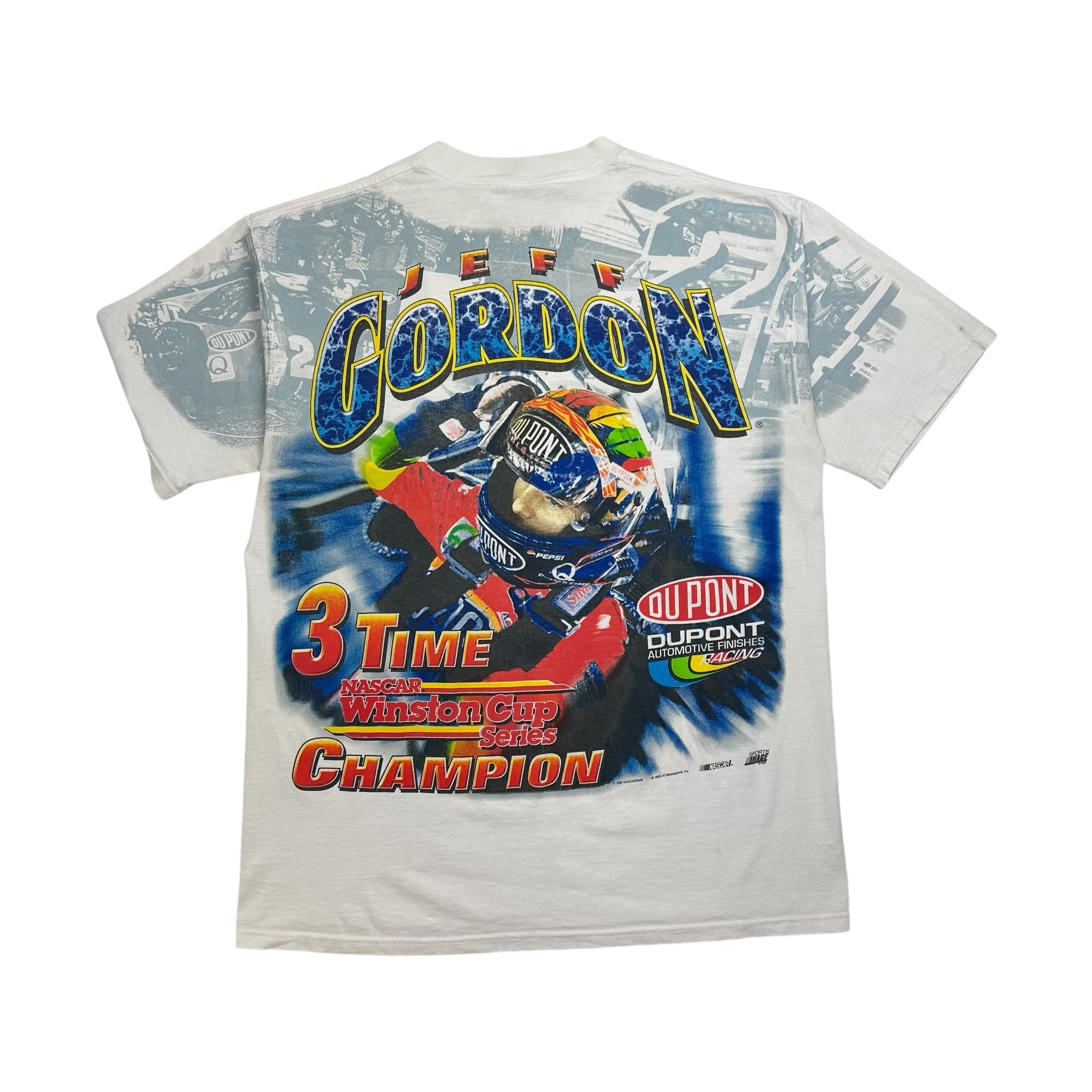 1998 Jeff Gordon DuPont Tee White