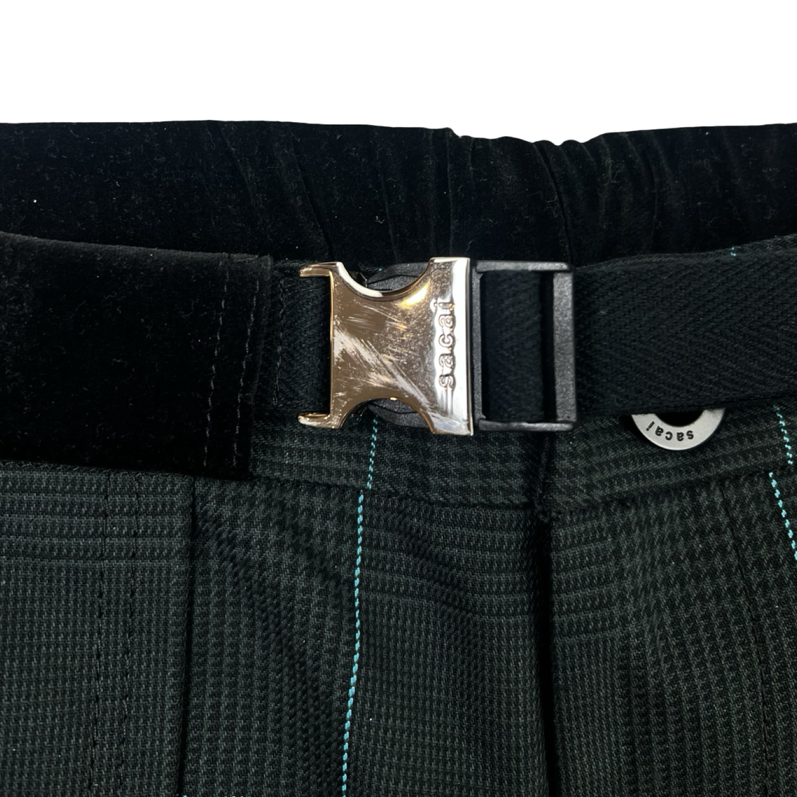 Sacai Glen Grid Tactical Buckle Utiltarian Pant