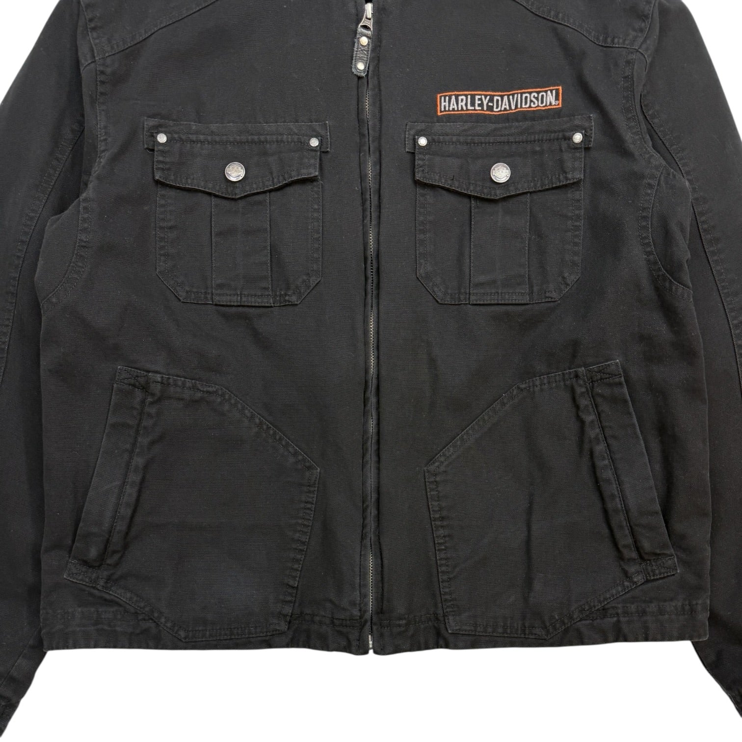 Vintage Harley Davidson Jacket Black