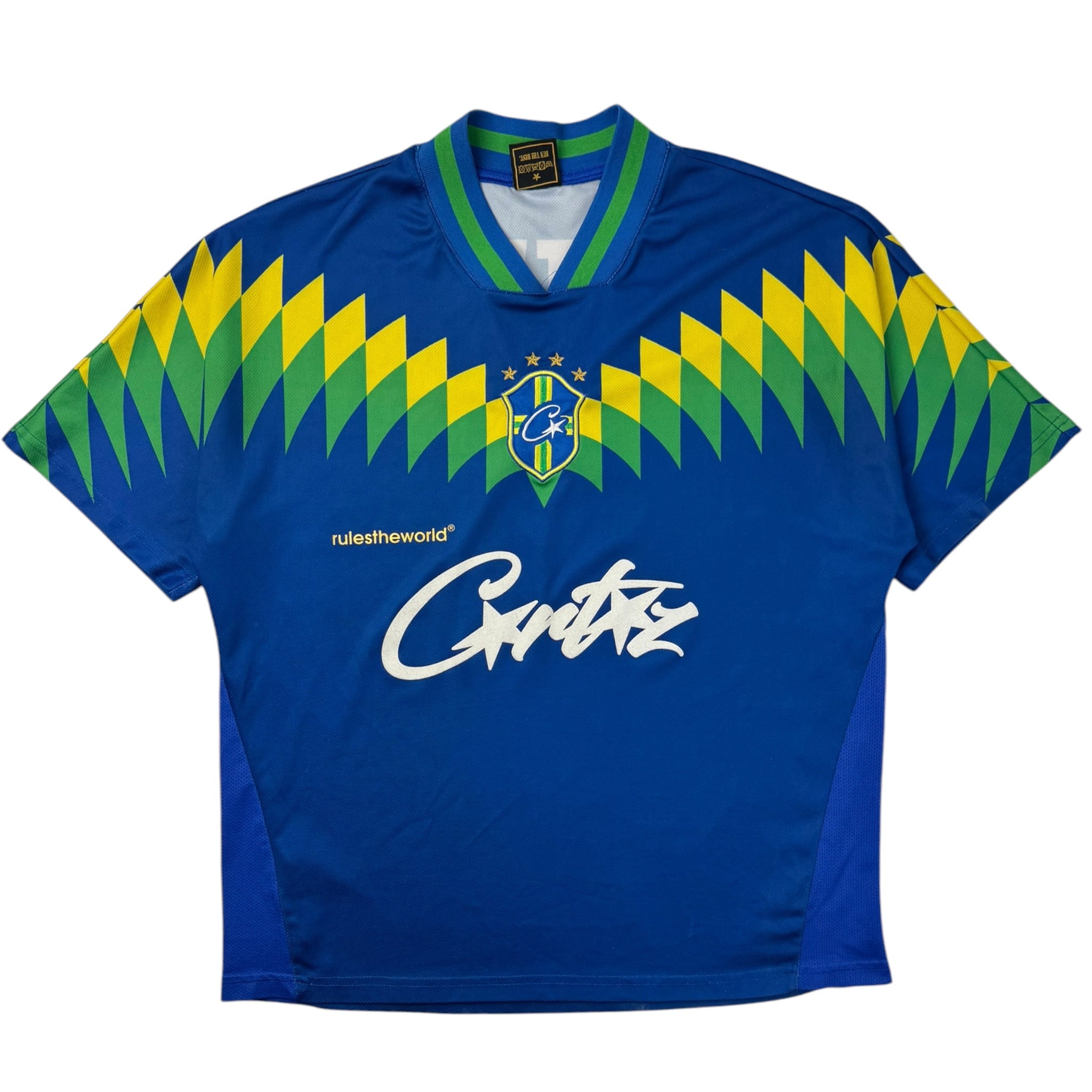 Corteiz Club America ‘Brasil’ Jersey Blue