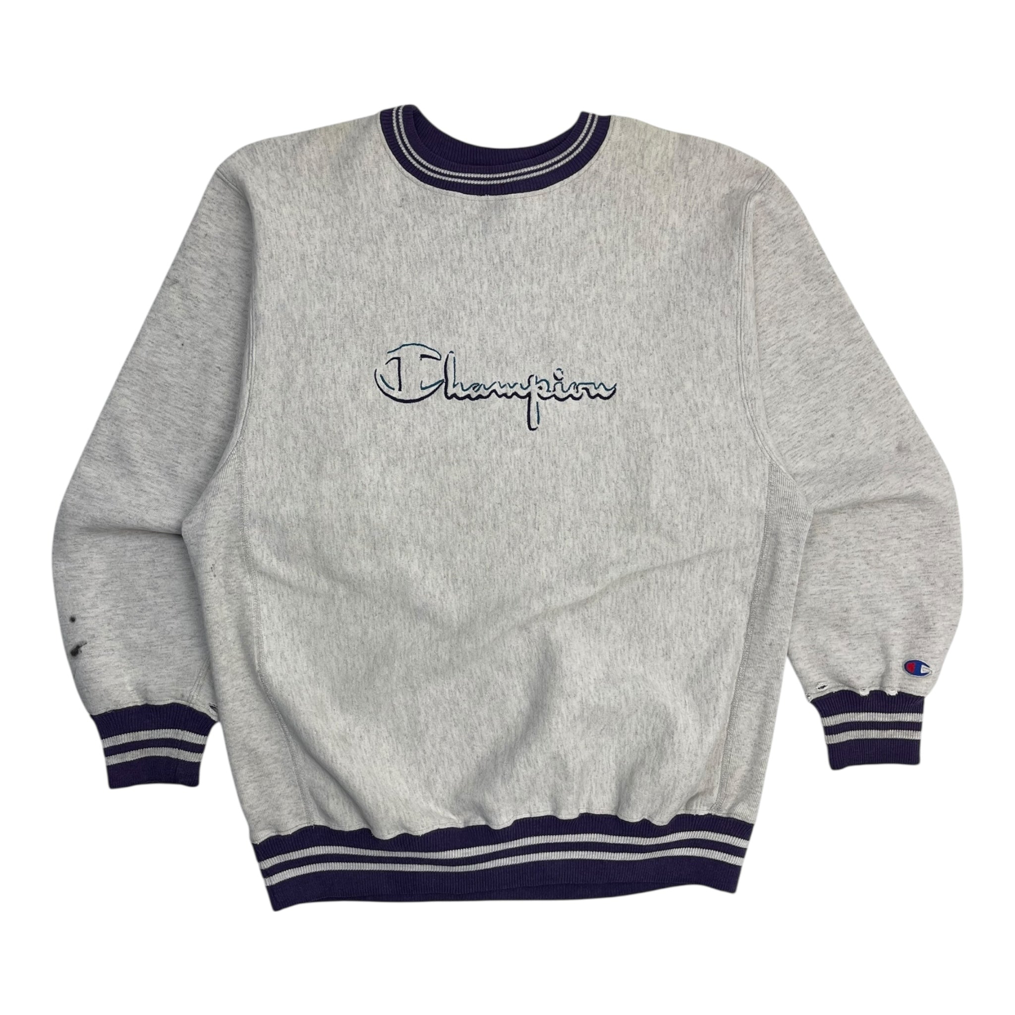Vintage Champion Crewneck Sweatshirt Grey