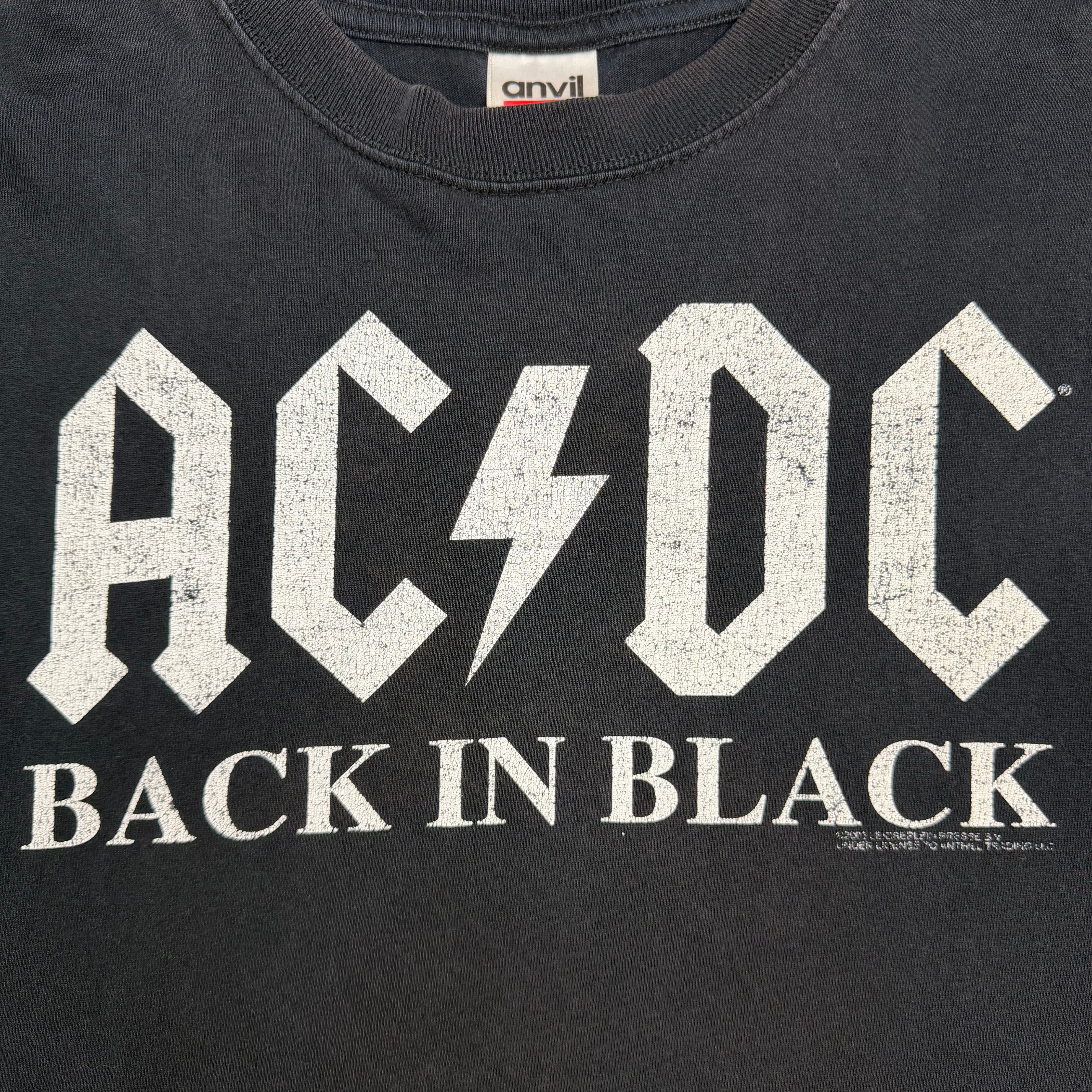 2003 AC/DC Back In Black Tee Black