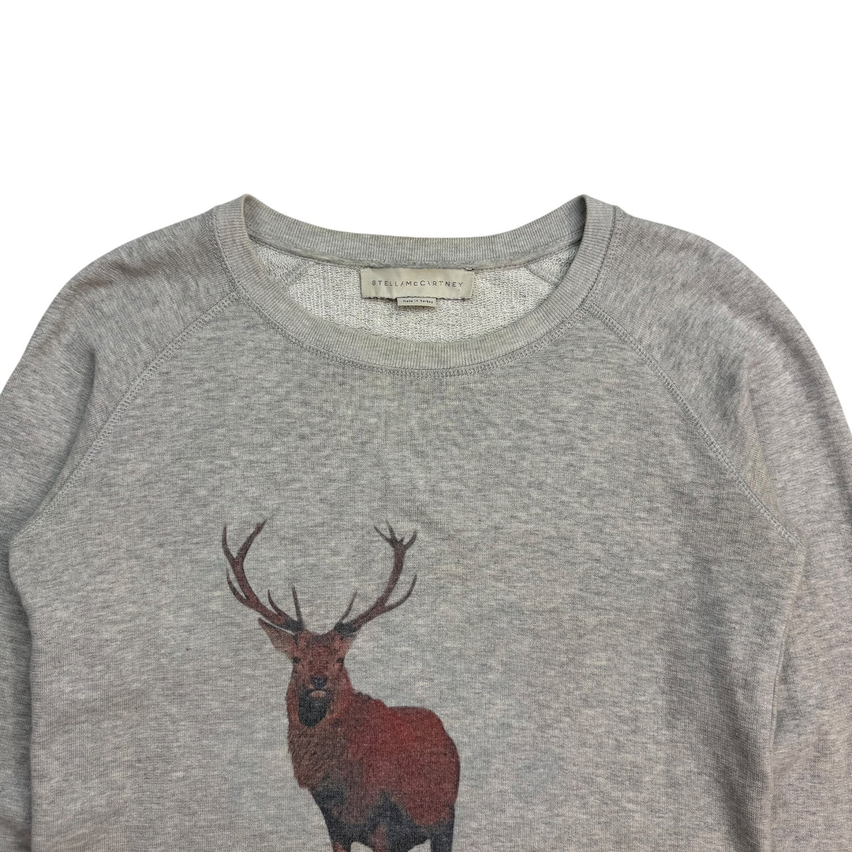 (W) Stella McCartney Deer Crewneck Grey