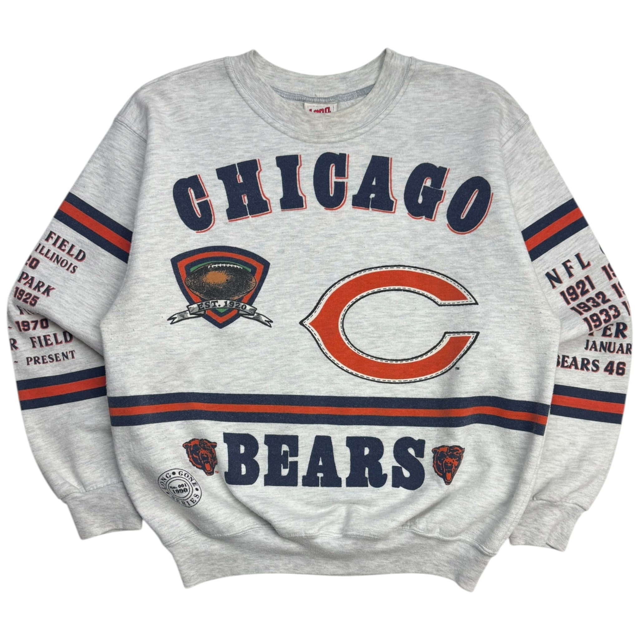 1990 Chicago Bears MLB World Champs AOP Crewneck