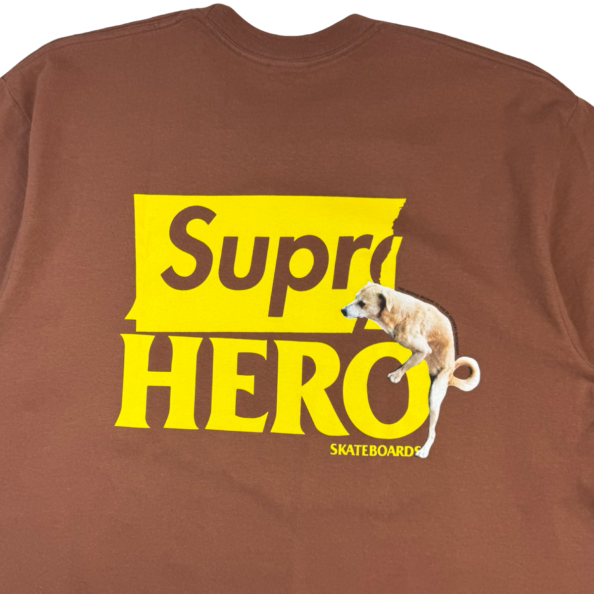 Supreme x ANTIHERO Dog Tee Brown