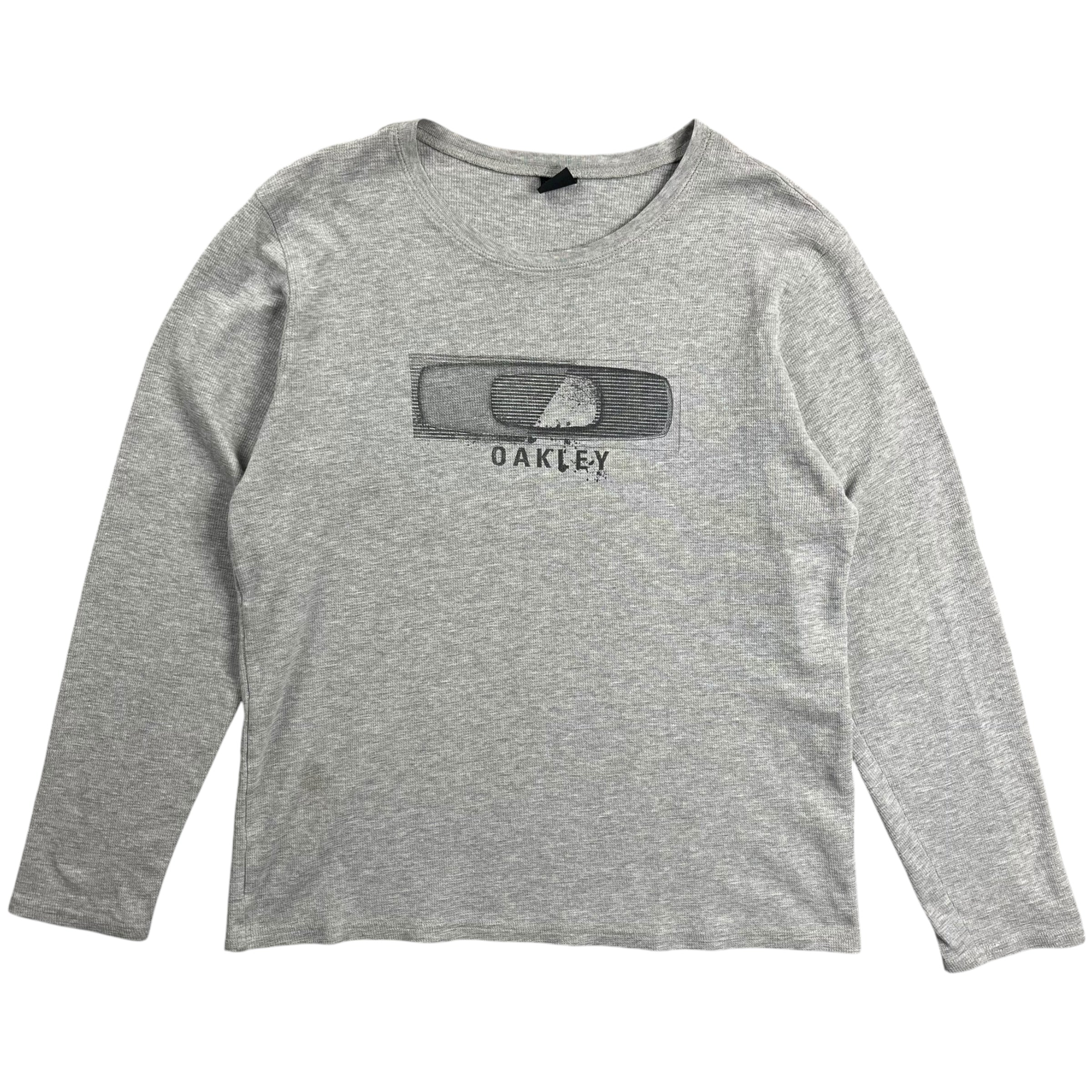 Vintage Oakley Longsleeve Tee Light Grey