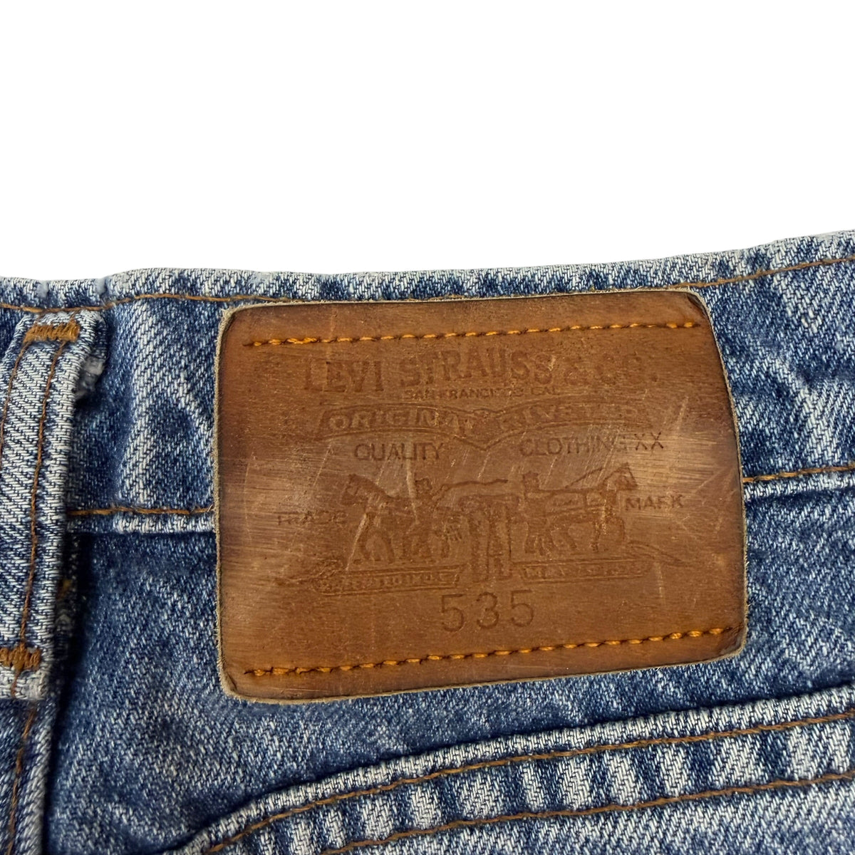 (W) Vintage Levi’s 535 Jeans Blue