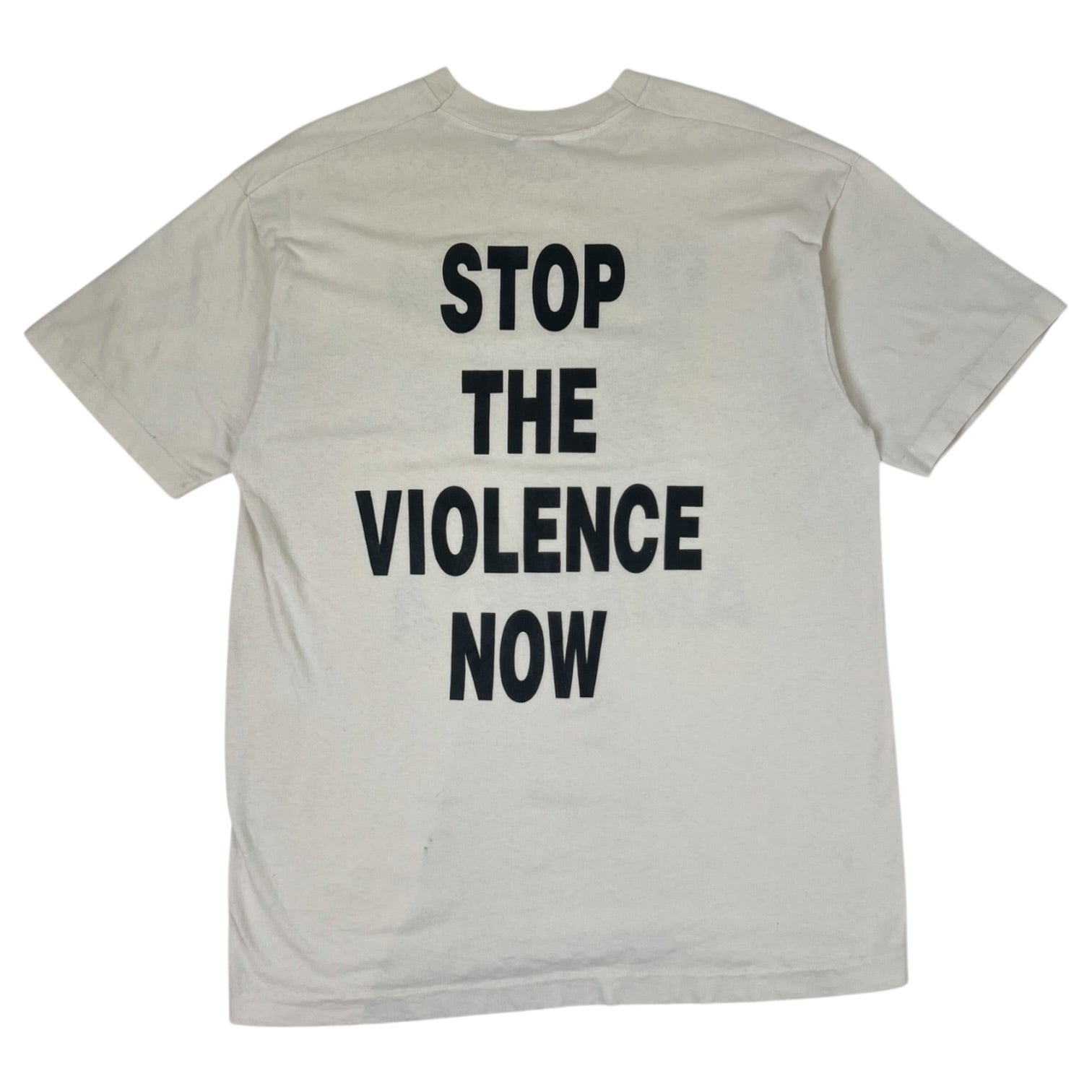 Vintage 1990’s “Disarm America” T-Shirt White