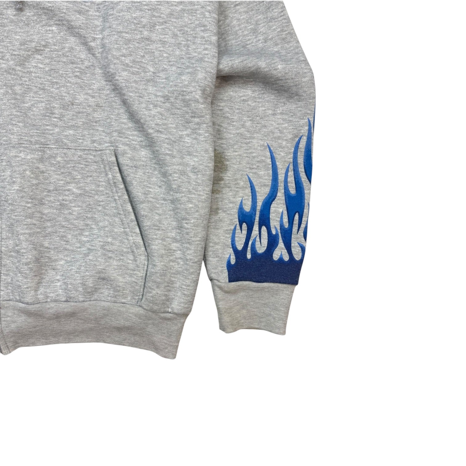 Vintage Harley Davidson Of Prince George Flame Hoodie Grey