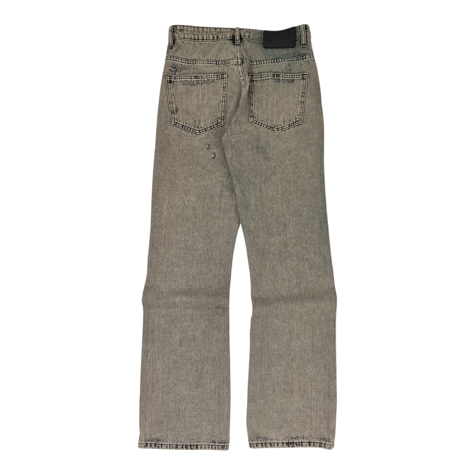 Basketcase Gallery LAX Flared Denim Pants Grey