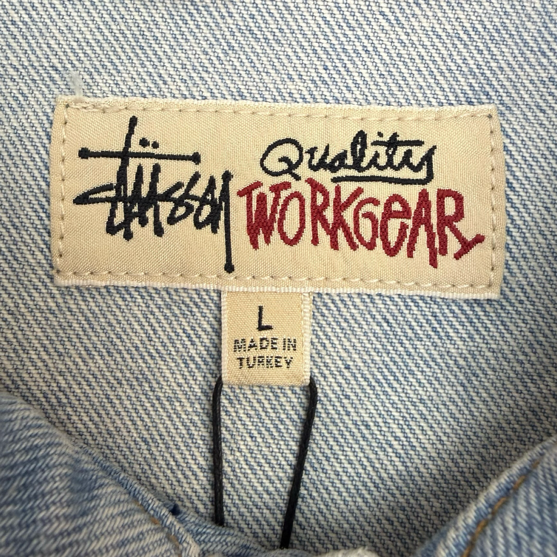 Stussy Trucker Jacket Light Denim Wash