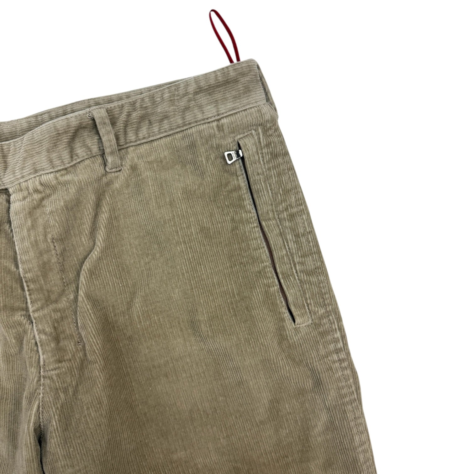 Prada Linea Rossa Corduroy Pants Beige