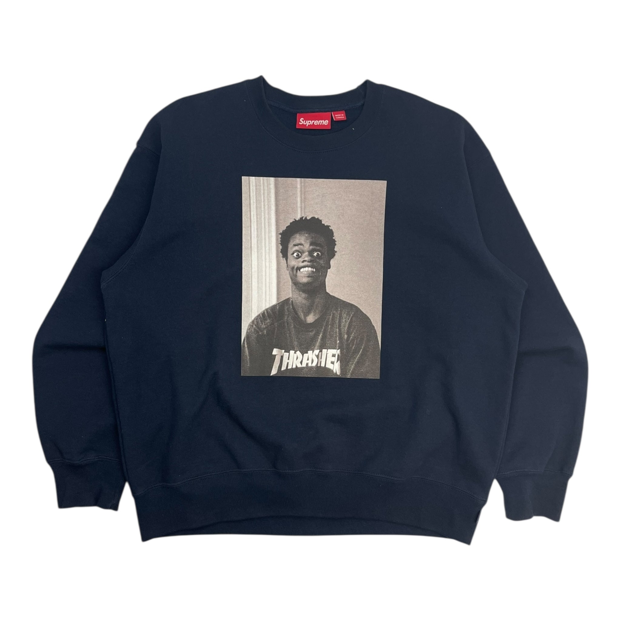 Supreme Thrasher Crewneck Navy
