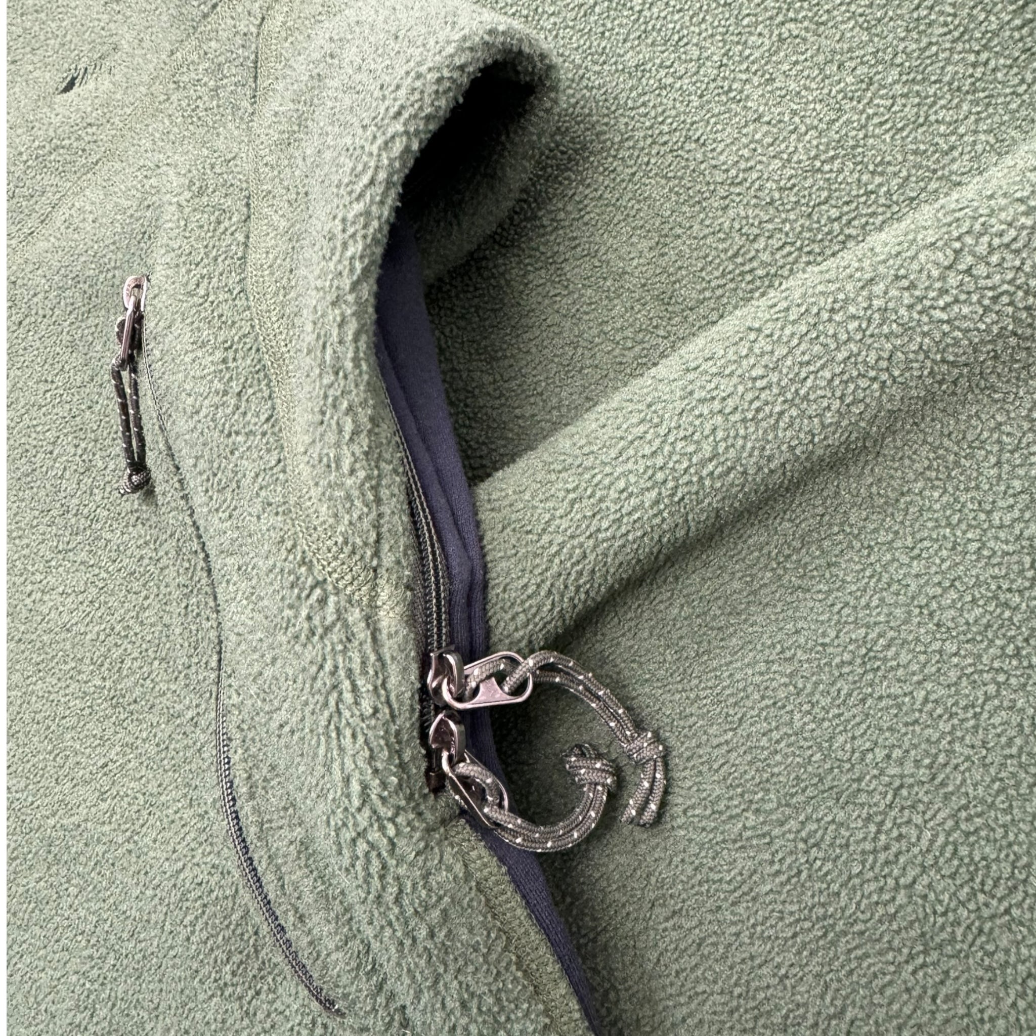 Vintage Green MEC Tech Zip Fleece