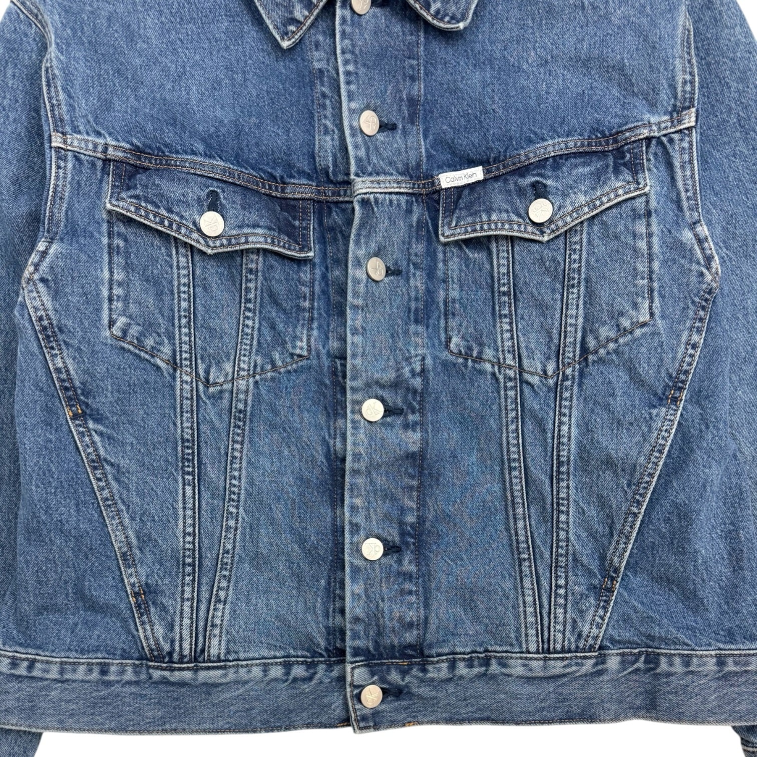 Palace x Calvin Klein Relaxed Trucker Denim Jacket Blue
