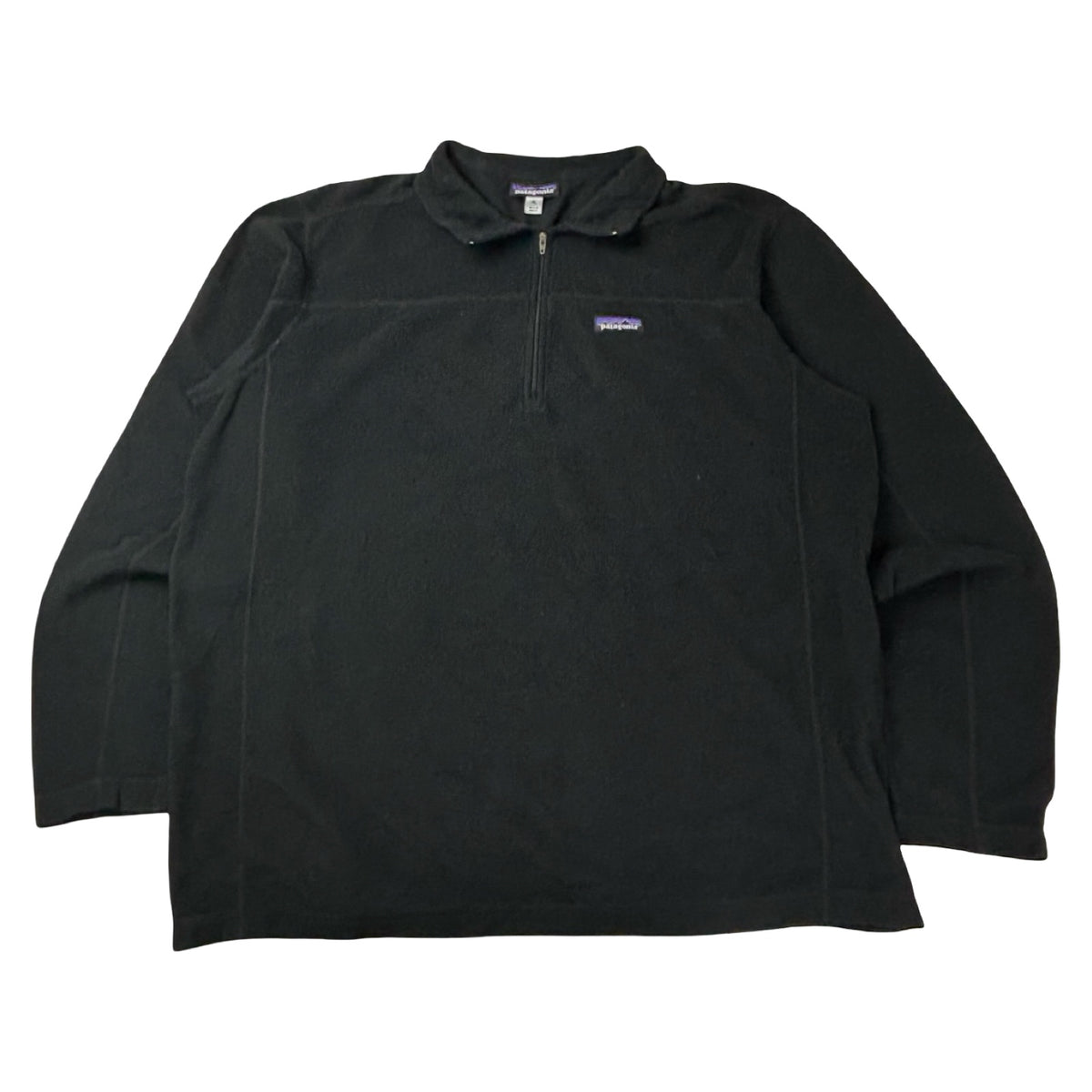 Patagonia Micro D Quarter-Zip Fleece Pullover Black