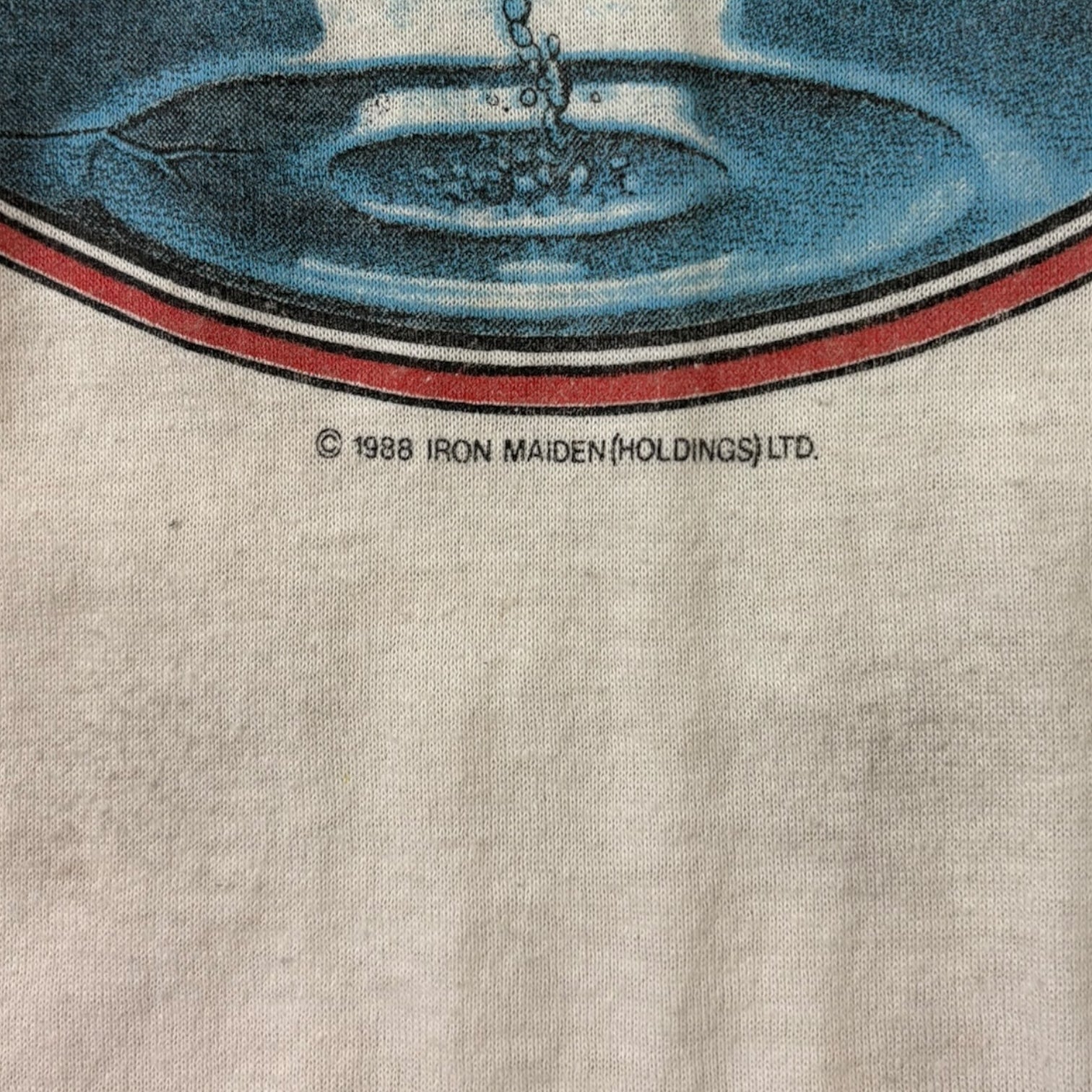 Vintage 1988 Iron Maiden “Seventh Son of a Seventh Son” T-Shirt White