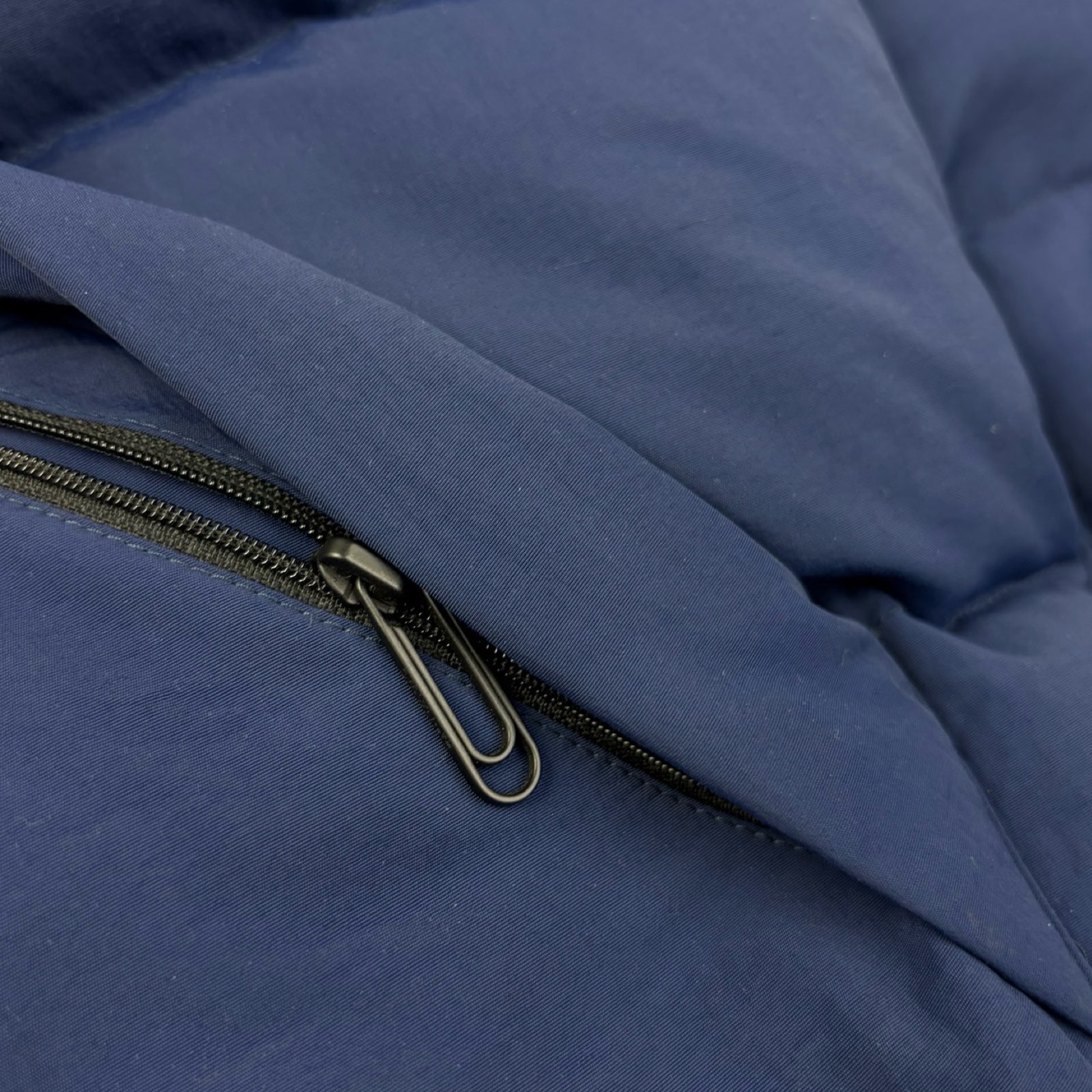 Off-White Arrow Padded Down Puffer Bomber Jacket Navy