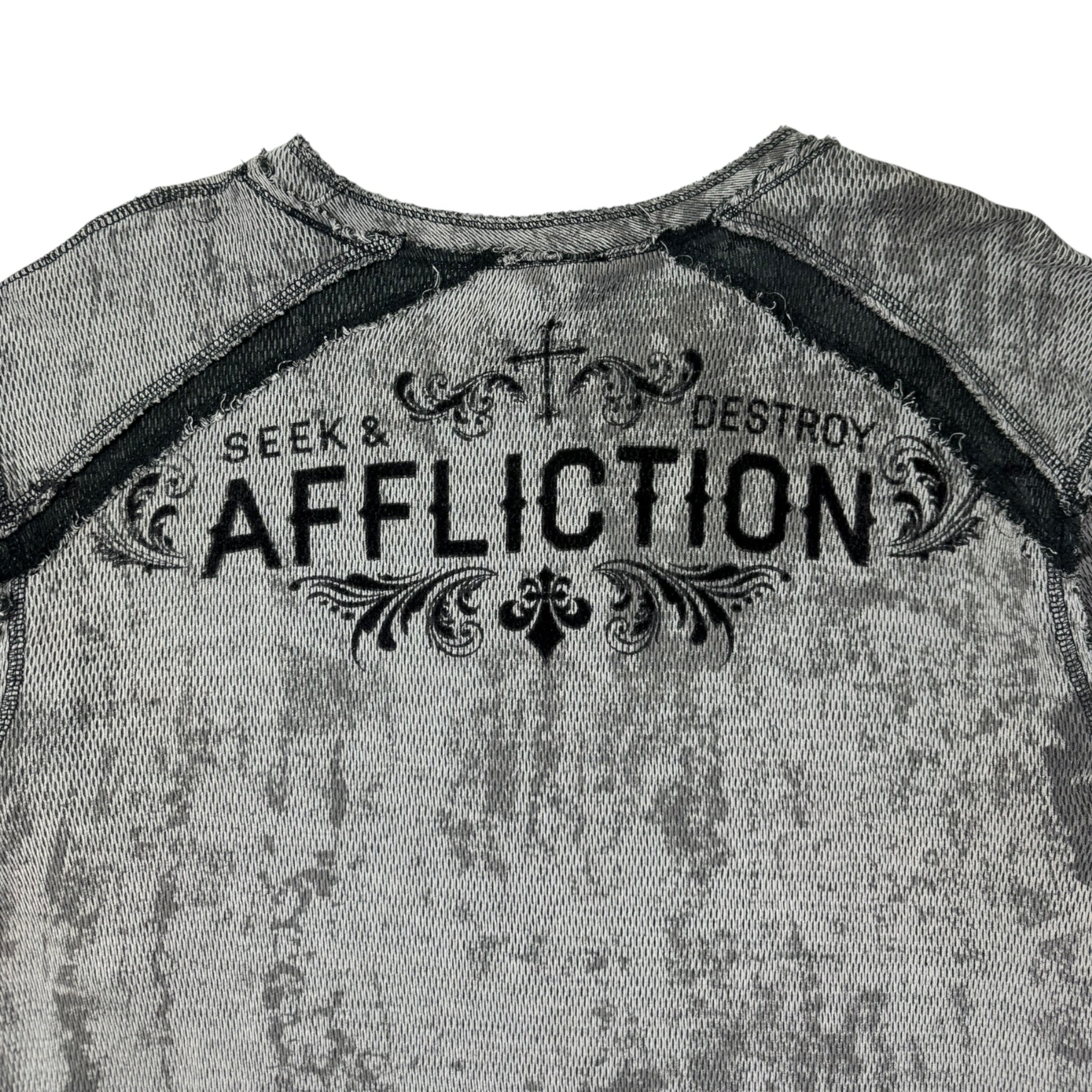 Y2K Affliction ‘Seek & Destroy’ Reversible Thermal Longsleeve