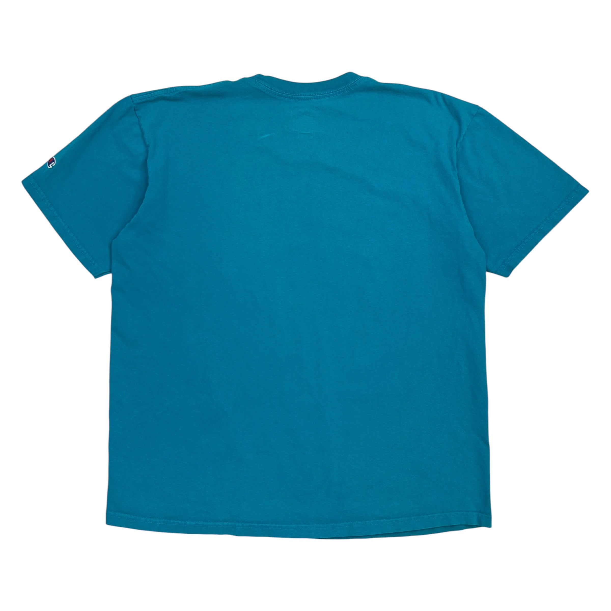 SS19 Supreme x Champion Chrome Tee Blue
