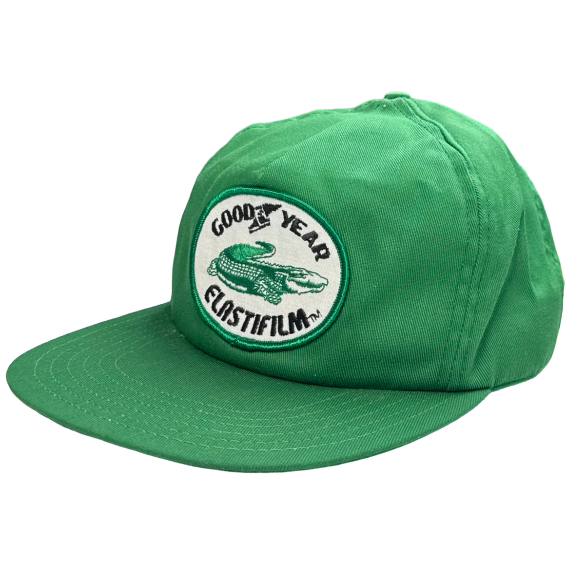 Vintage Good Year Elastifilm Alligator Logo Promotional Hat