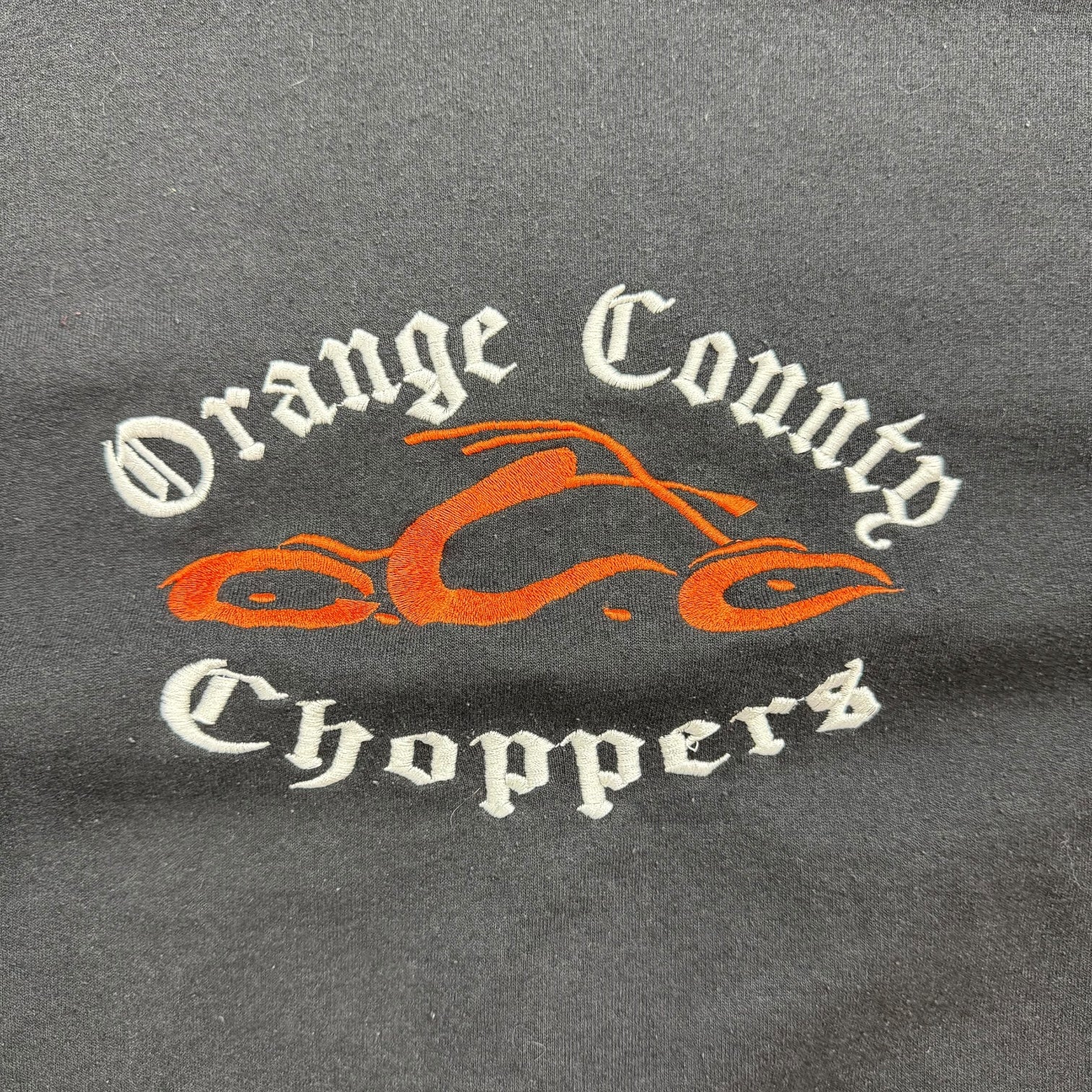 Vintage Orange County Choppers Logo Hoodie Black