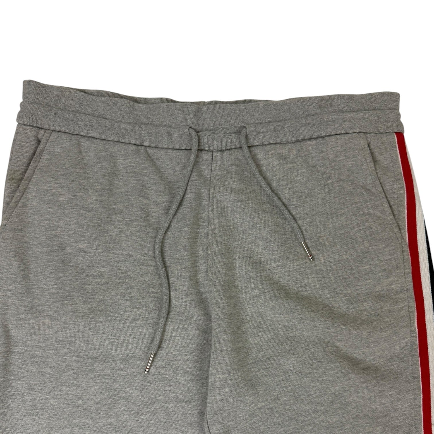 Thom Browne Classic Loopback Stripe Sweatpants Grey