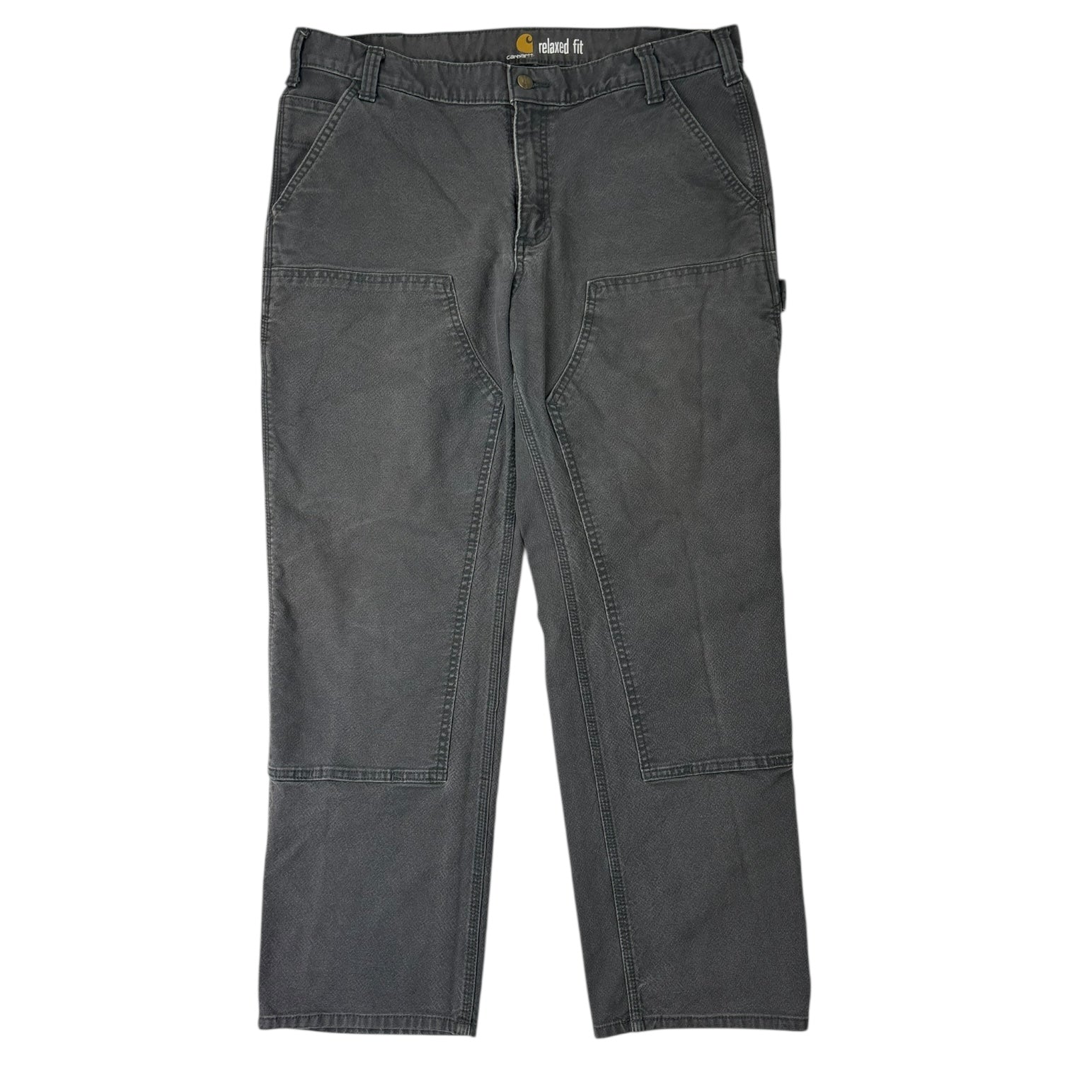Vintage Relaxed Fit Carhartt Double Knees Grey
