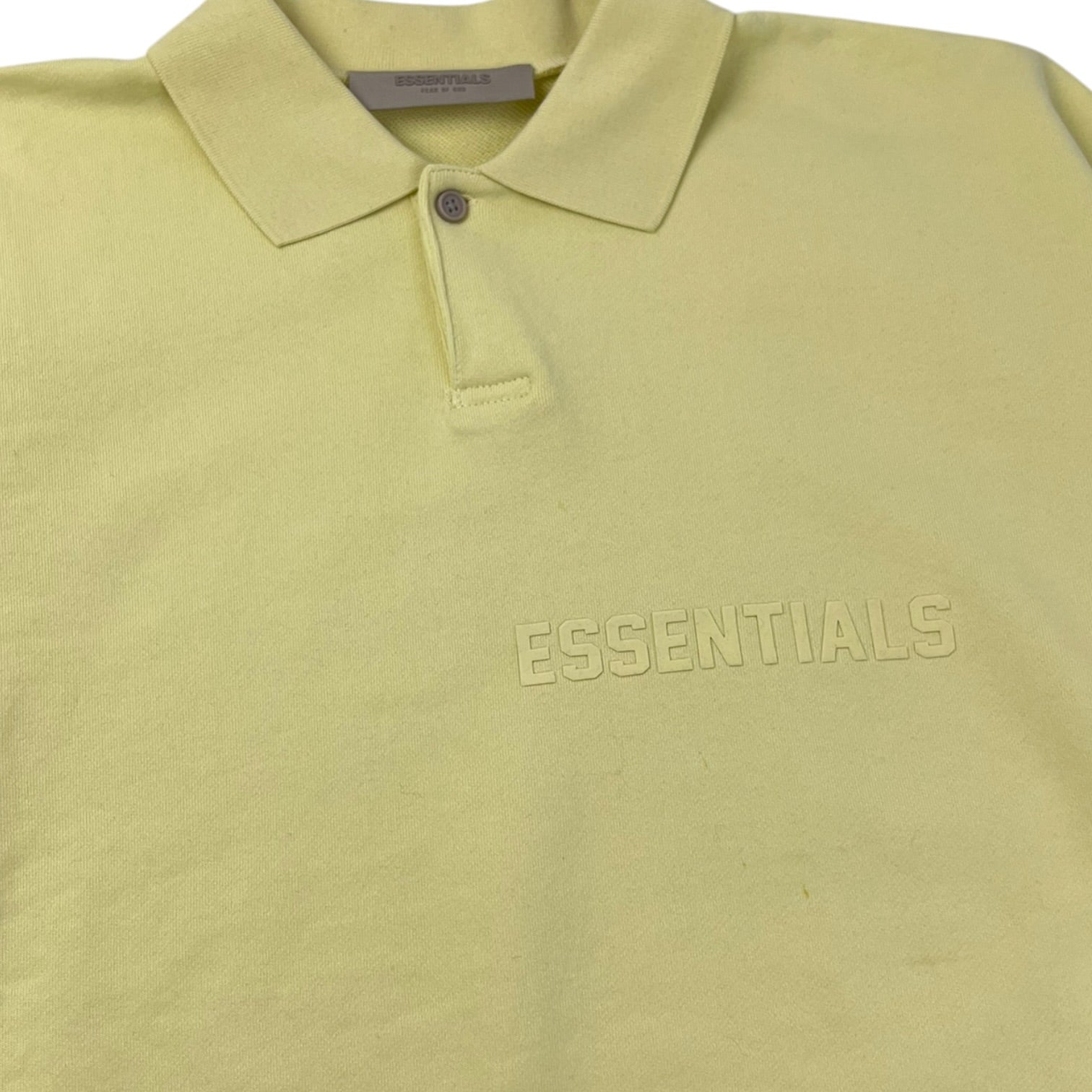 Fear Of God Essentials L/S Polo Shirt Butter