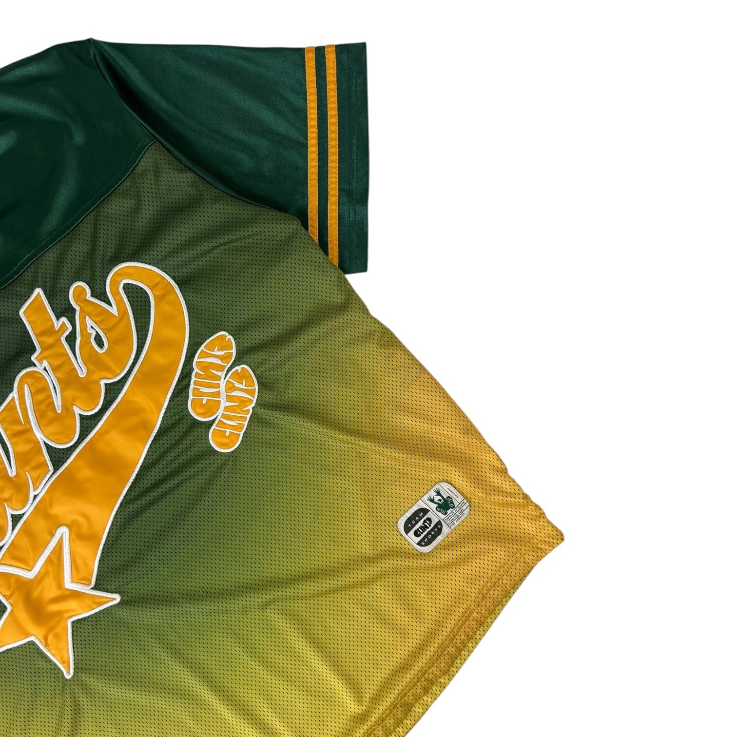 Vintage Clint’s Football Jersey Green/Yellow