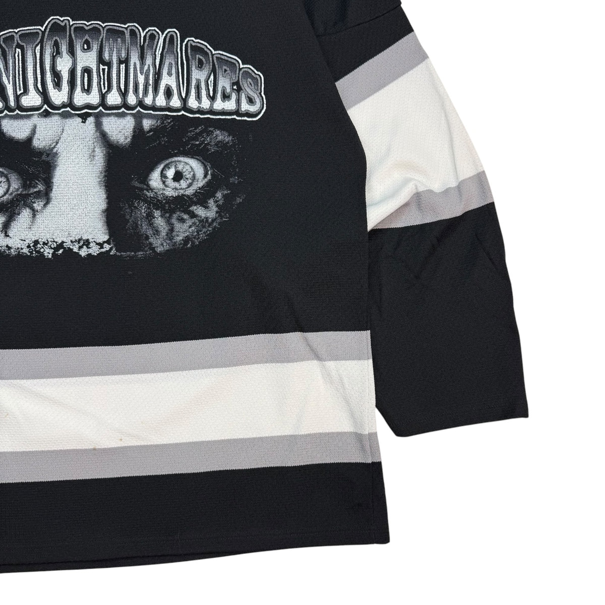 Vintage Alice Cooper The Nightmares Hockey Jersey White/Black