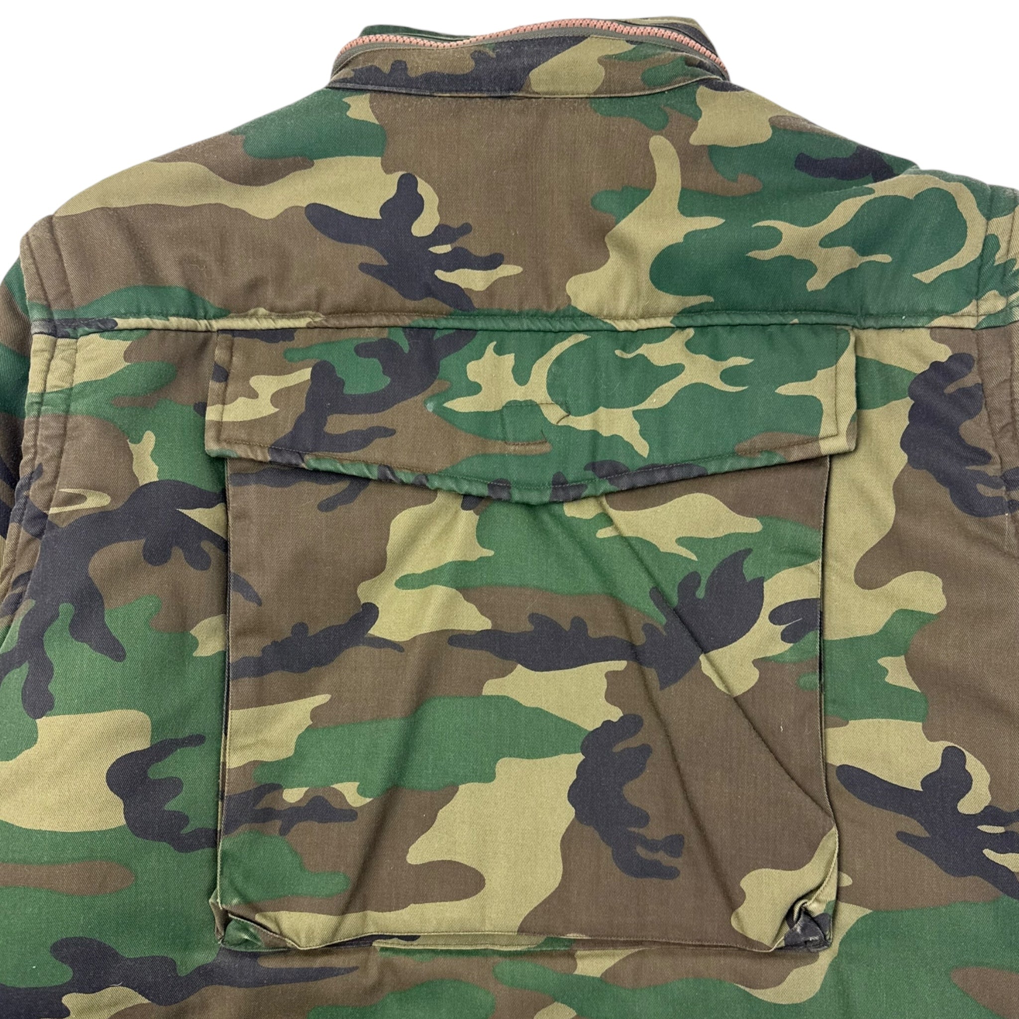 Vintage Y2K Militaire Camo Tactical Zip Jacket