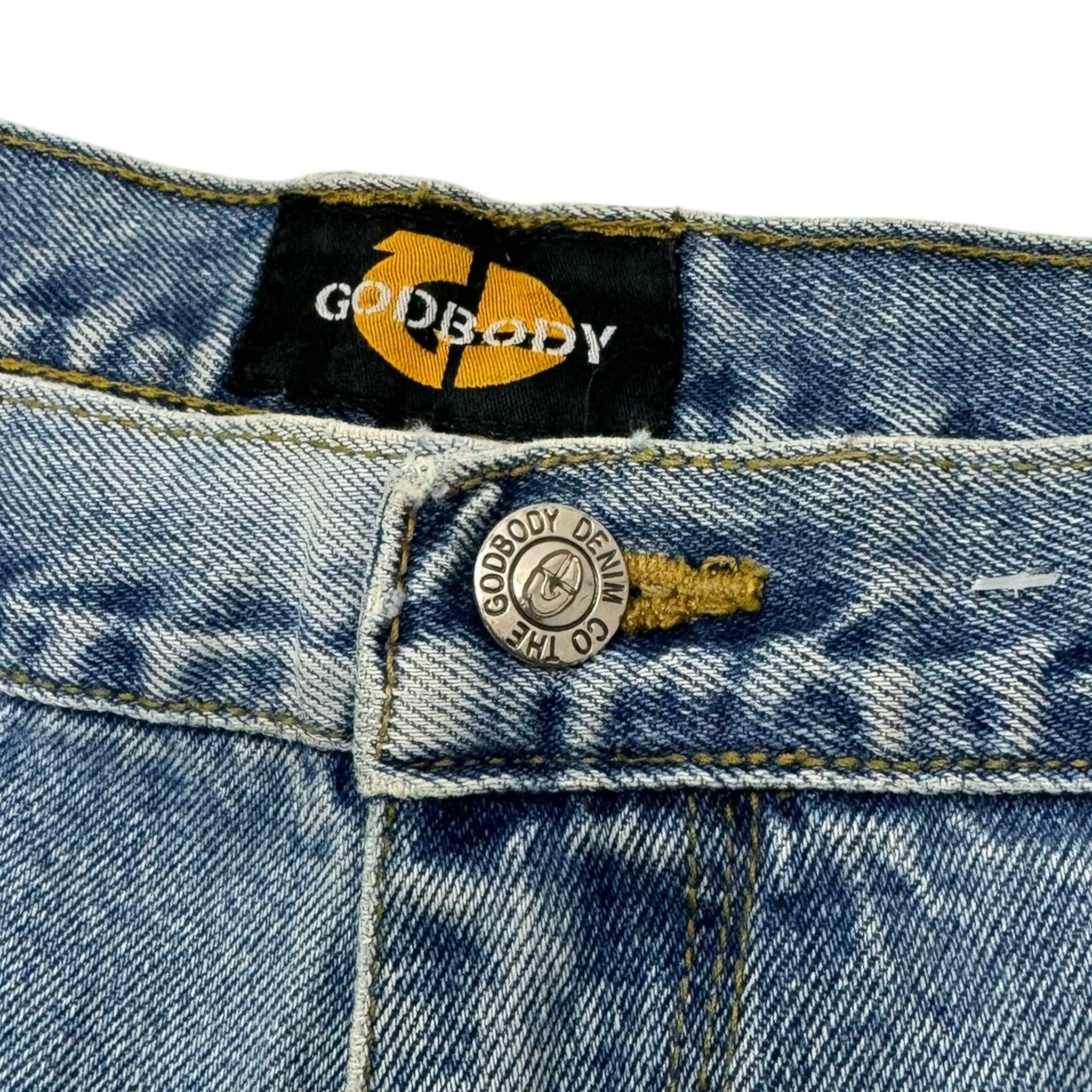 Vintage Y2K Godbody Denim Shorts