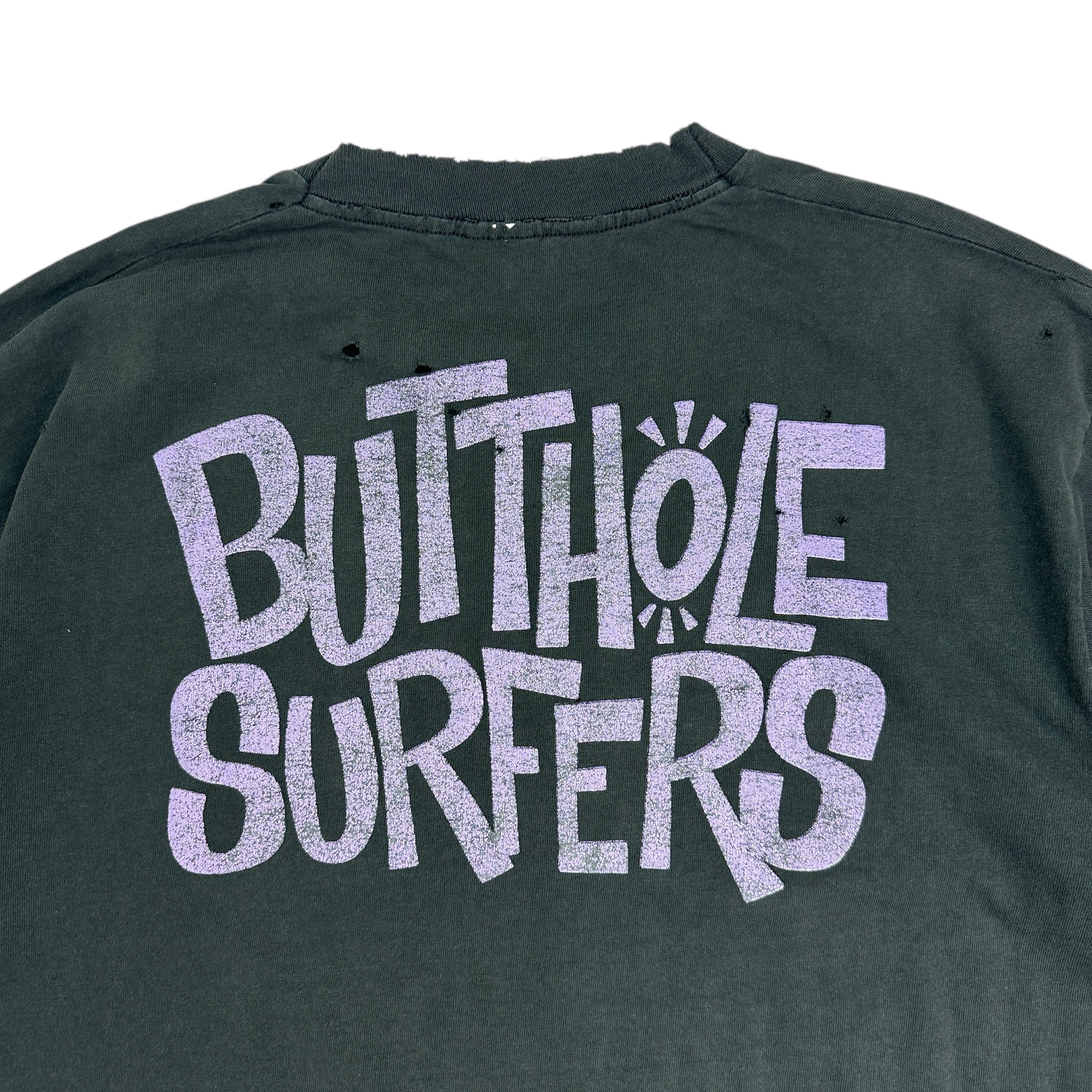 1993 Butthole Surfers Coop Art Cowboy Tee Black